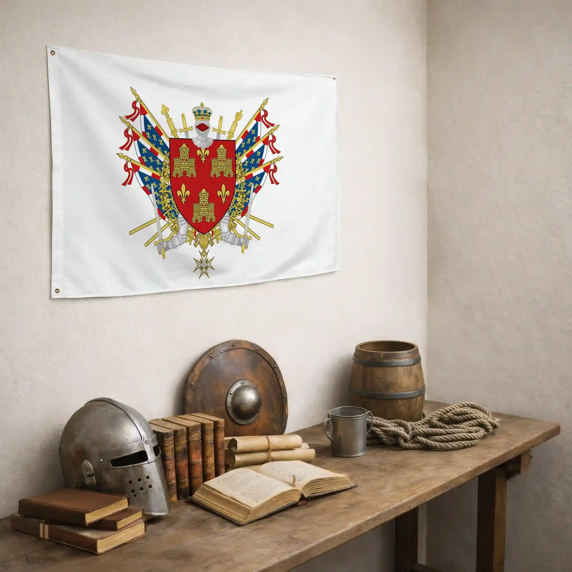 Drapeau - Blason de Chinon - Image 5