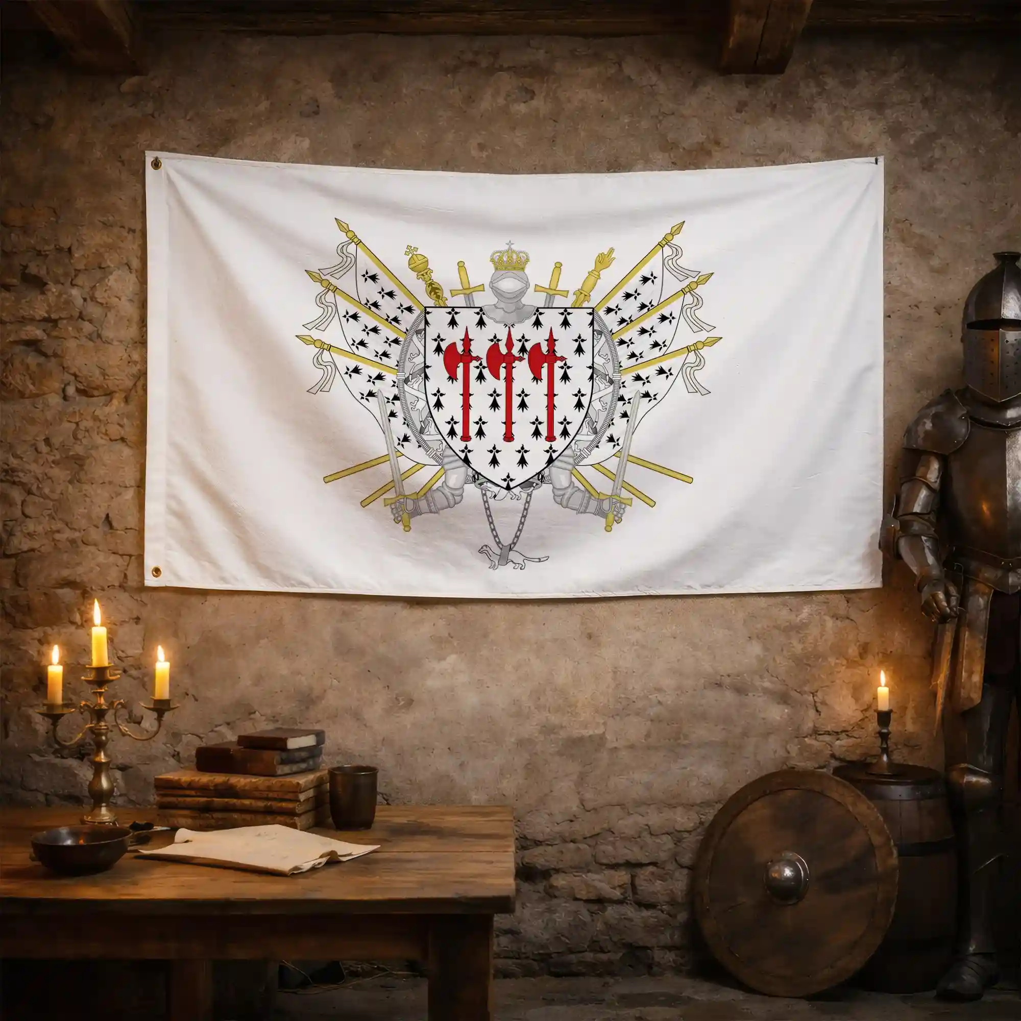 Drapeau - Blason de Concarneau - Image 3