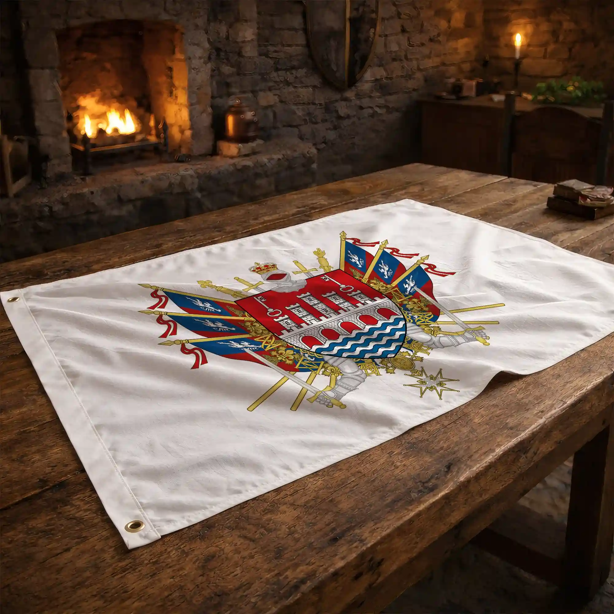 Drapeau - Blason de Condom - Image 2