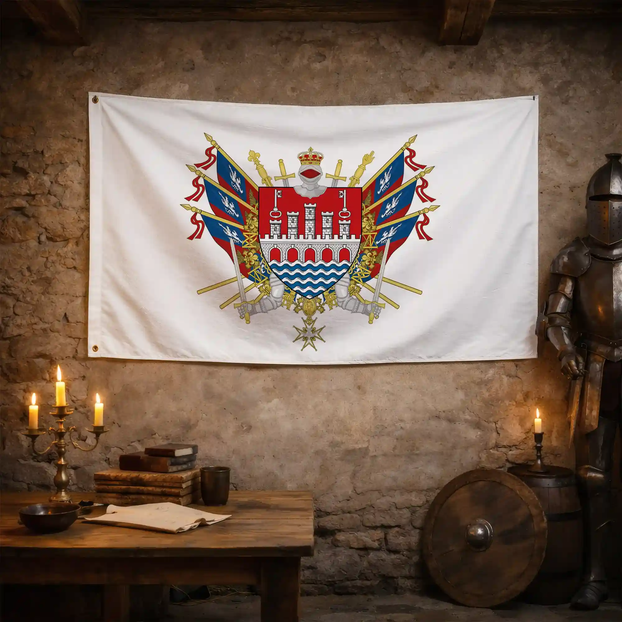 Drapeau - Blason de Condom - Image 3