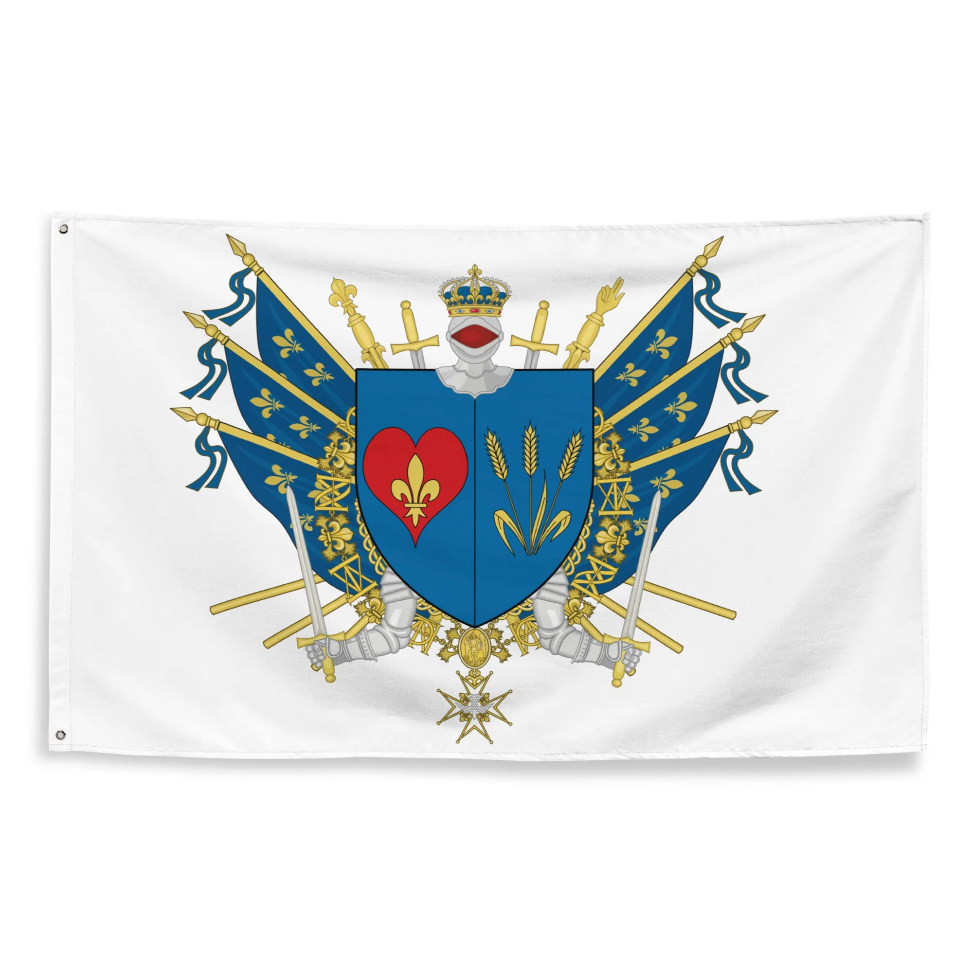 Drapeau - Blason de Corbeil-Essonnes