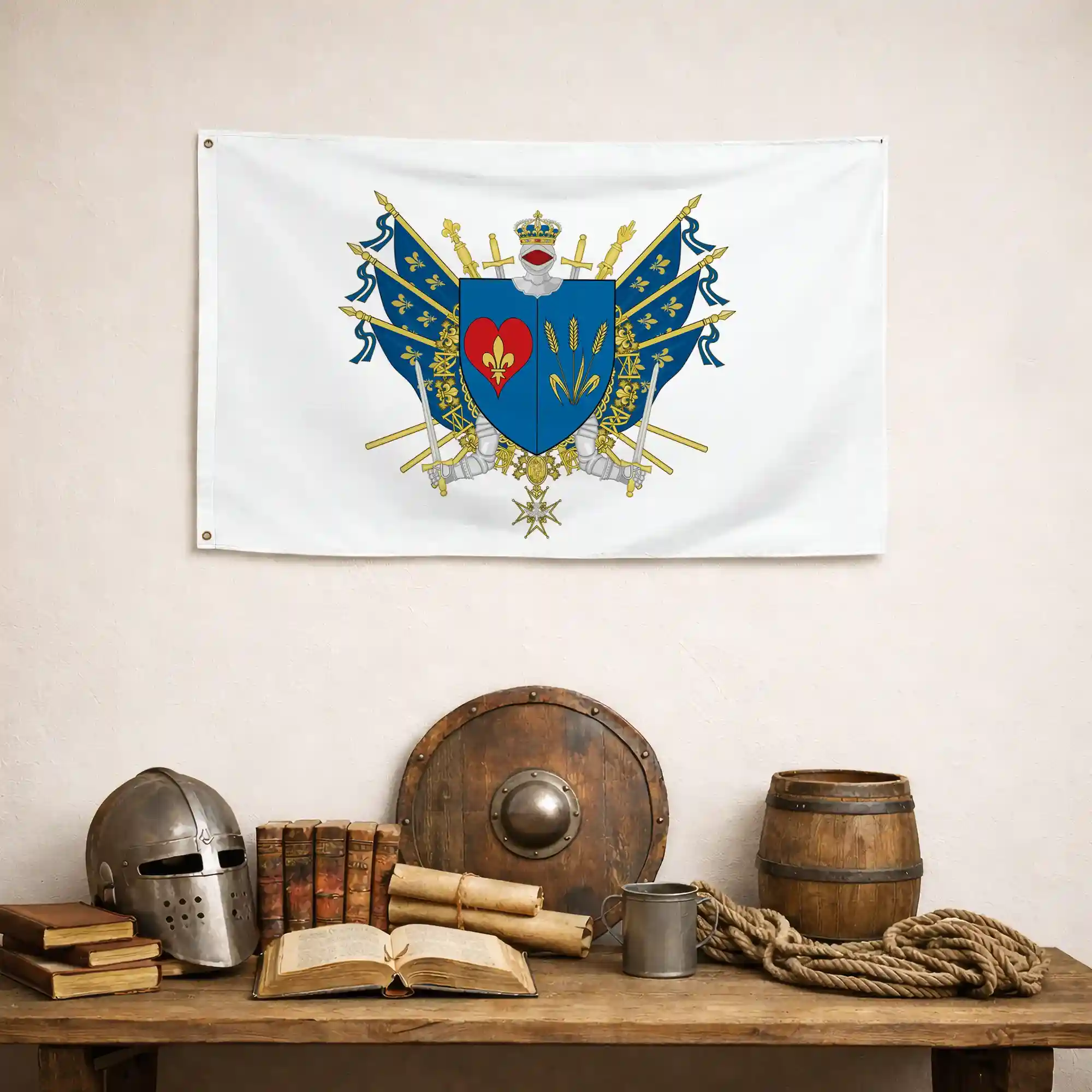 Drapeau - Blason de Corbeil-Essonnes - Image 4