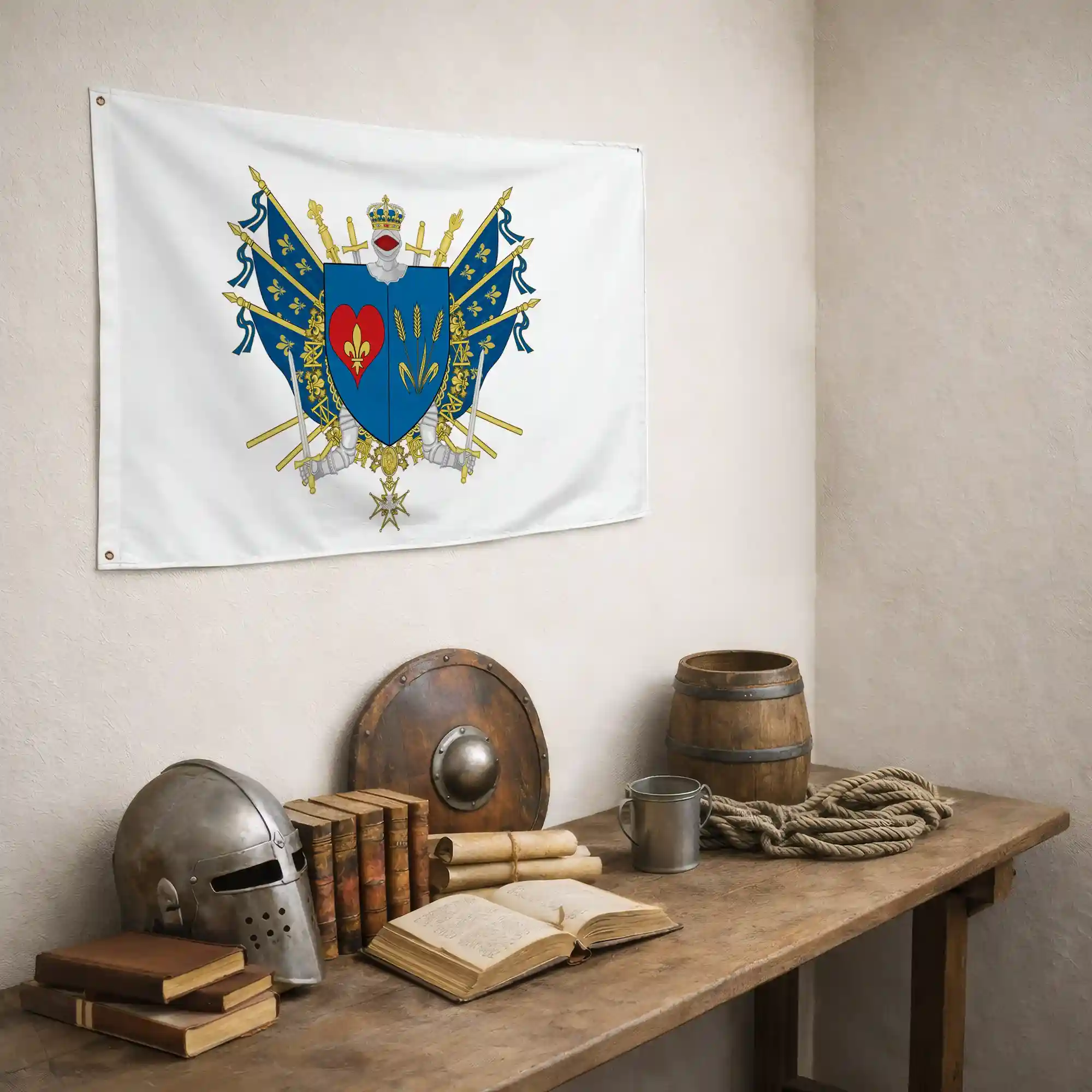 Drapeau - Blason de Corbeil-Essonnes - Image 5