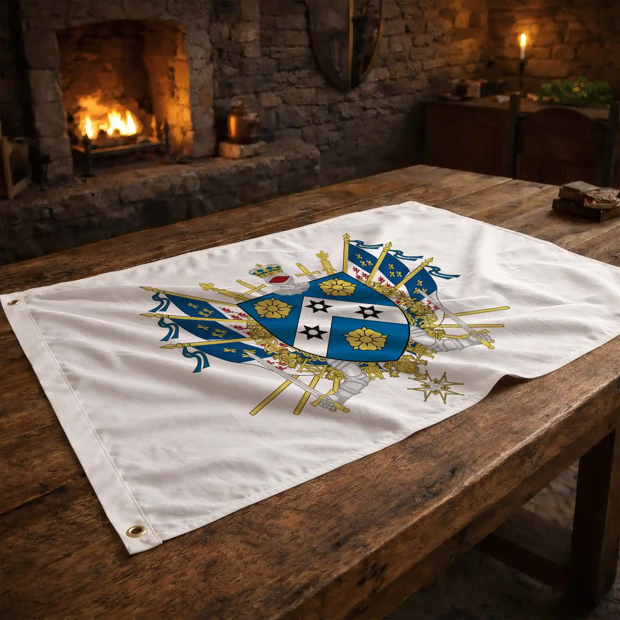 Drapeau - Blason de Creil - Image 2