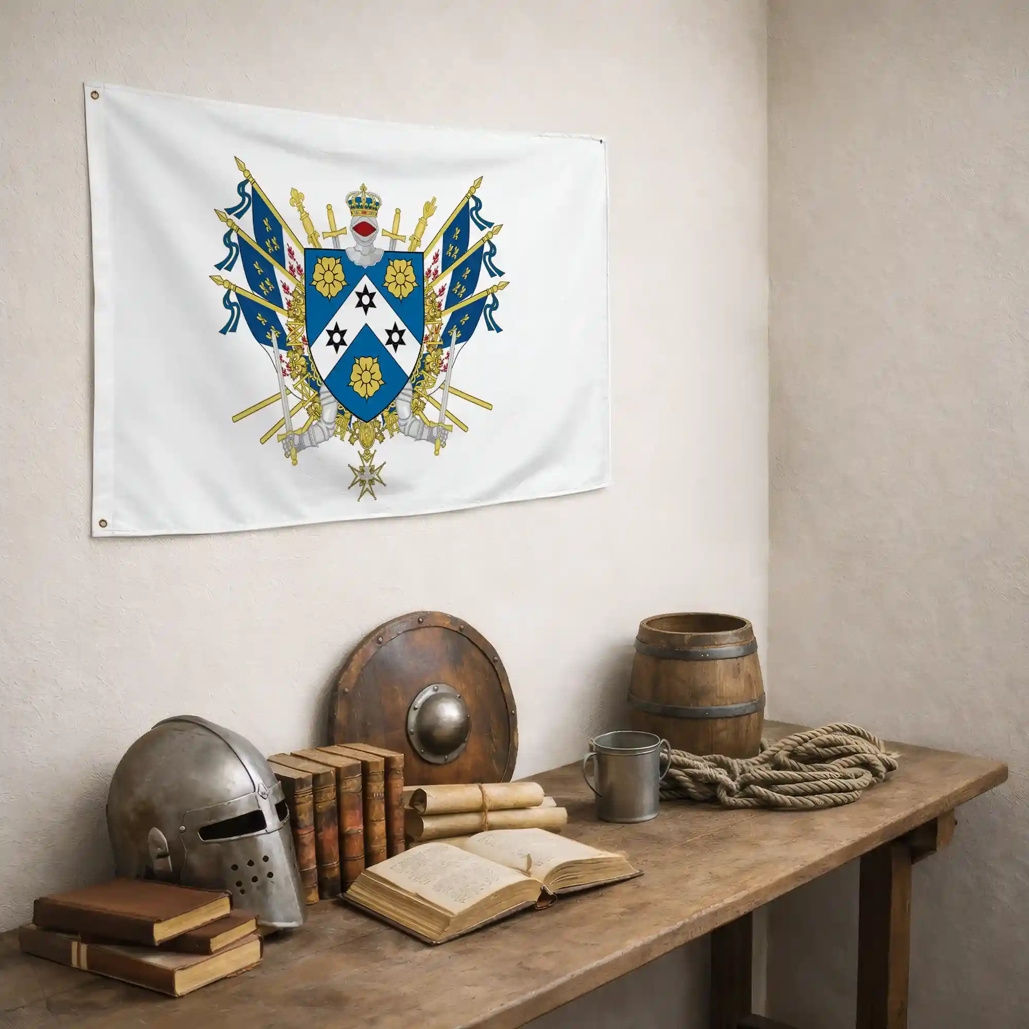 Drapeau - Blason de Creil - Image 5
