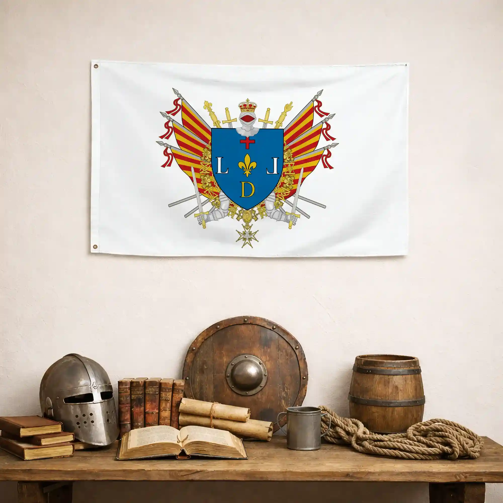 Drapeau - Blason de Digne-les-Bains - Image 4