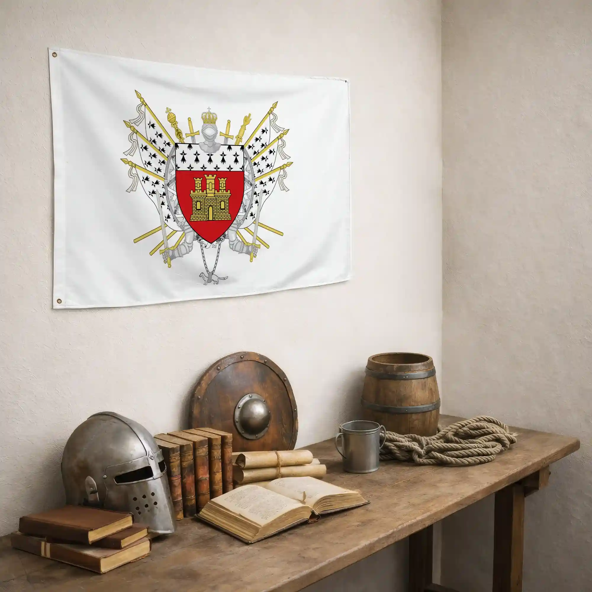 Drapeau - Blason de Dinan - Image 5