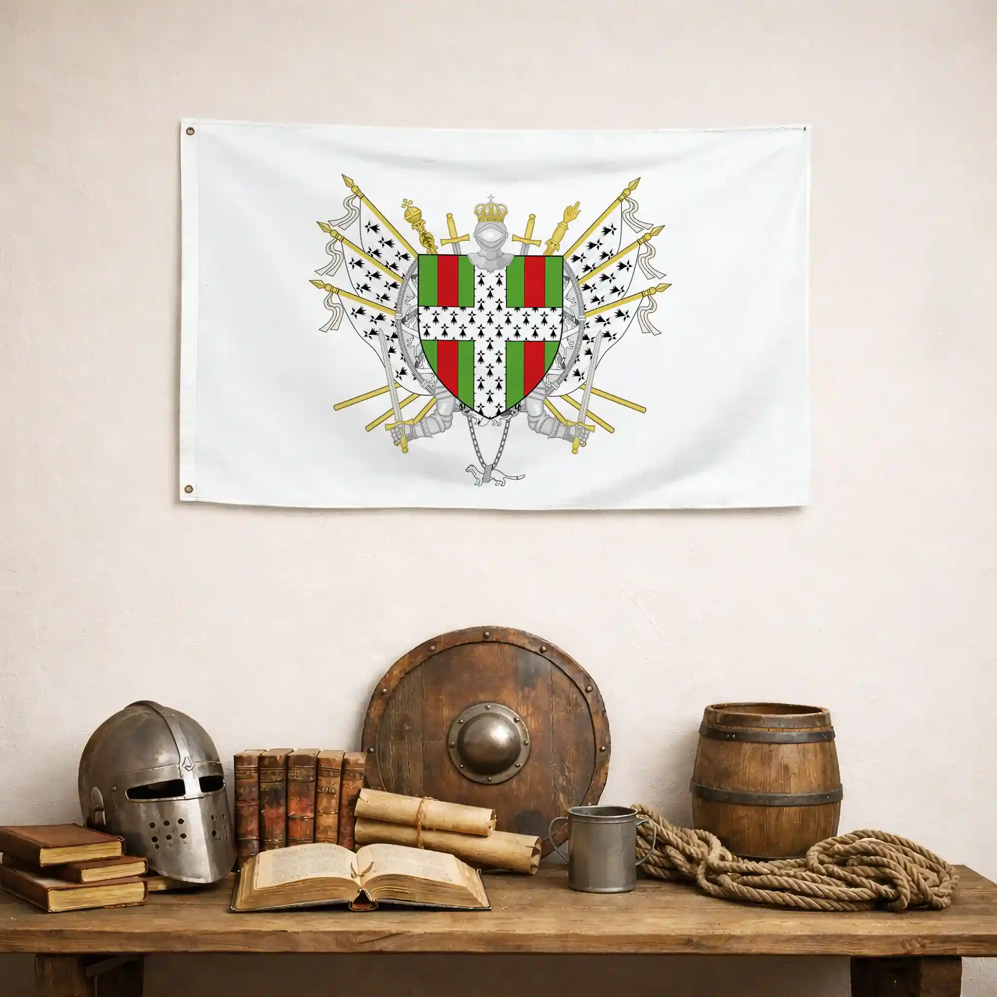Drapeau - Blason de Dinard - Image 4
