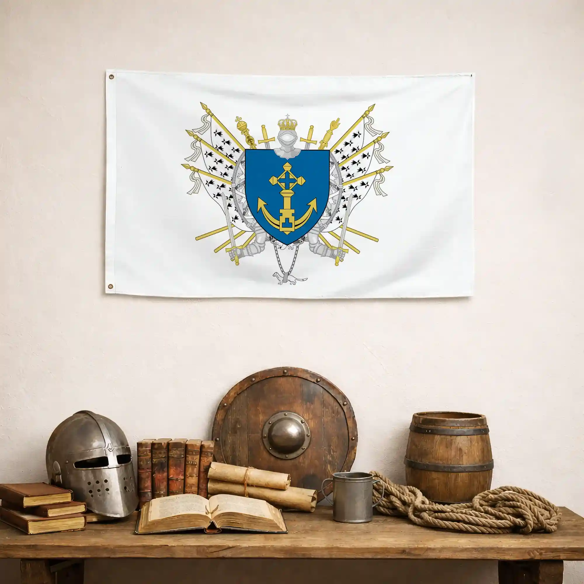 Drapeau - Blason de Douarnenez - Image 4
