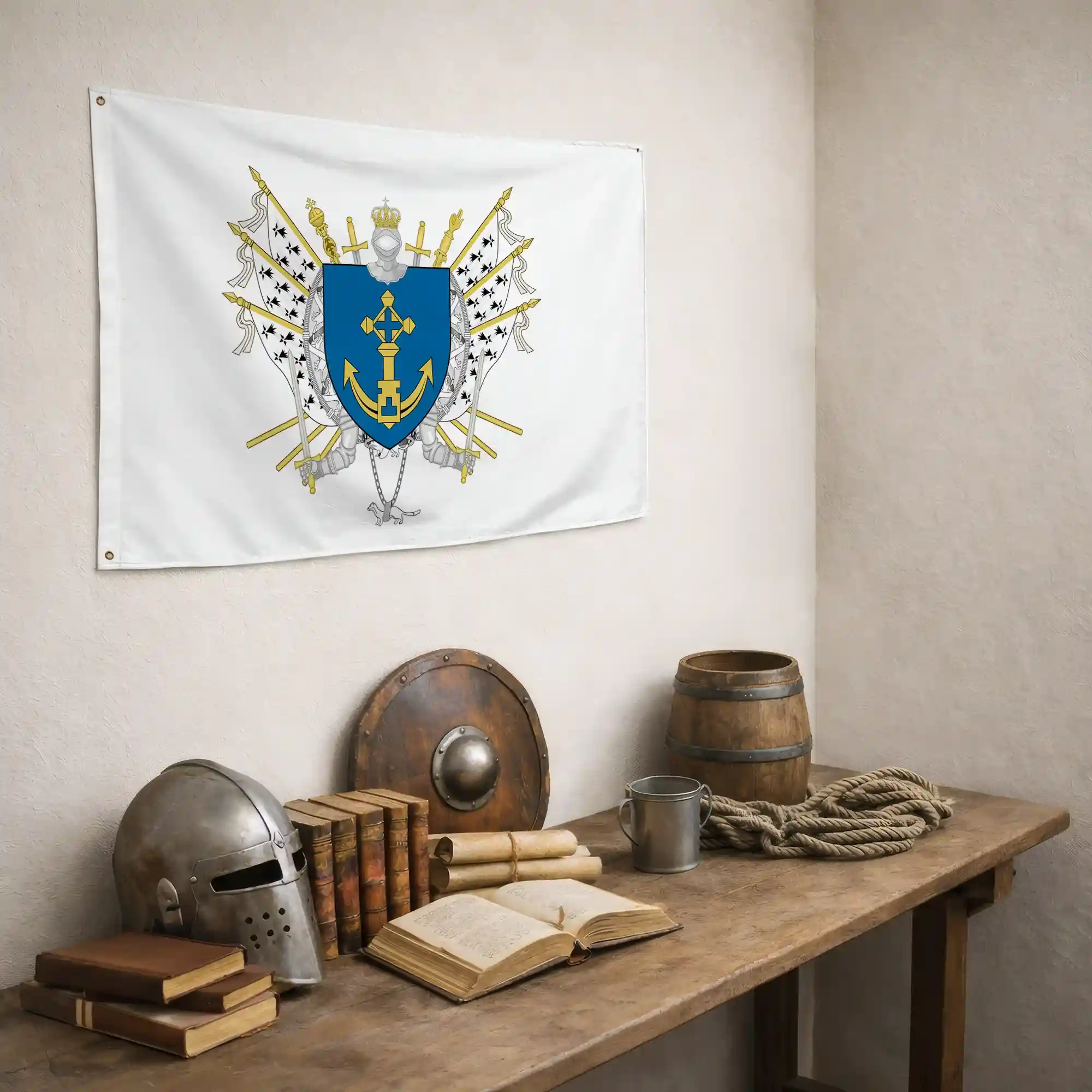 Drapeau - Blason de Douarnenez - Image 5