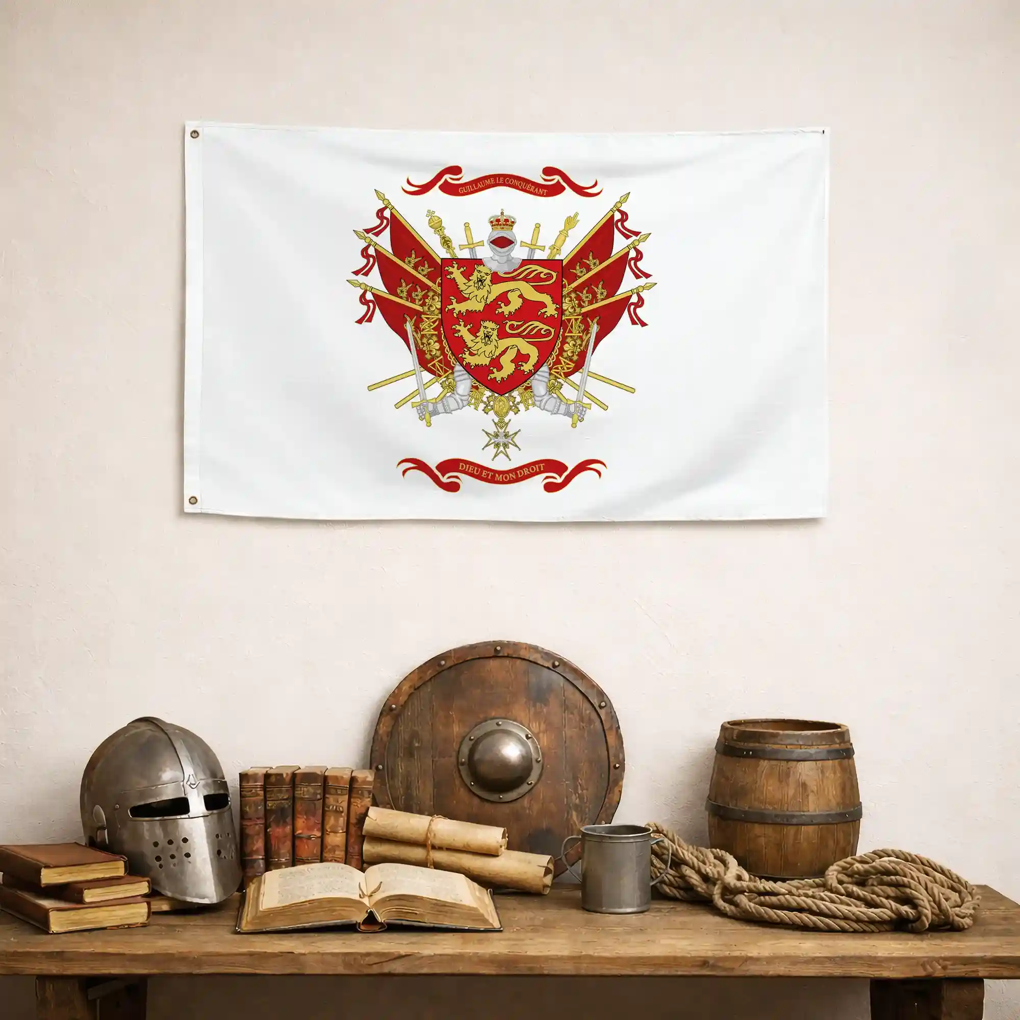 Drapeau - Blason de Guillaume le Conquérant - Image 4