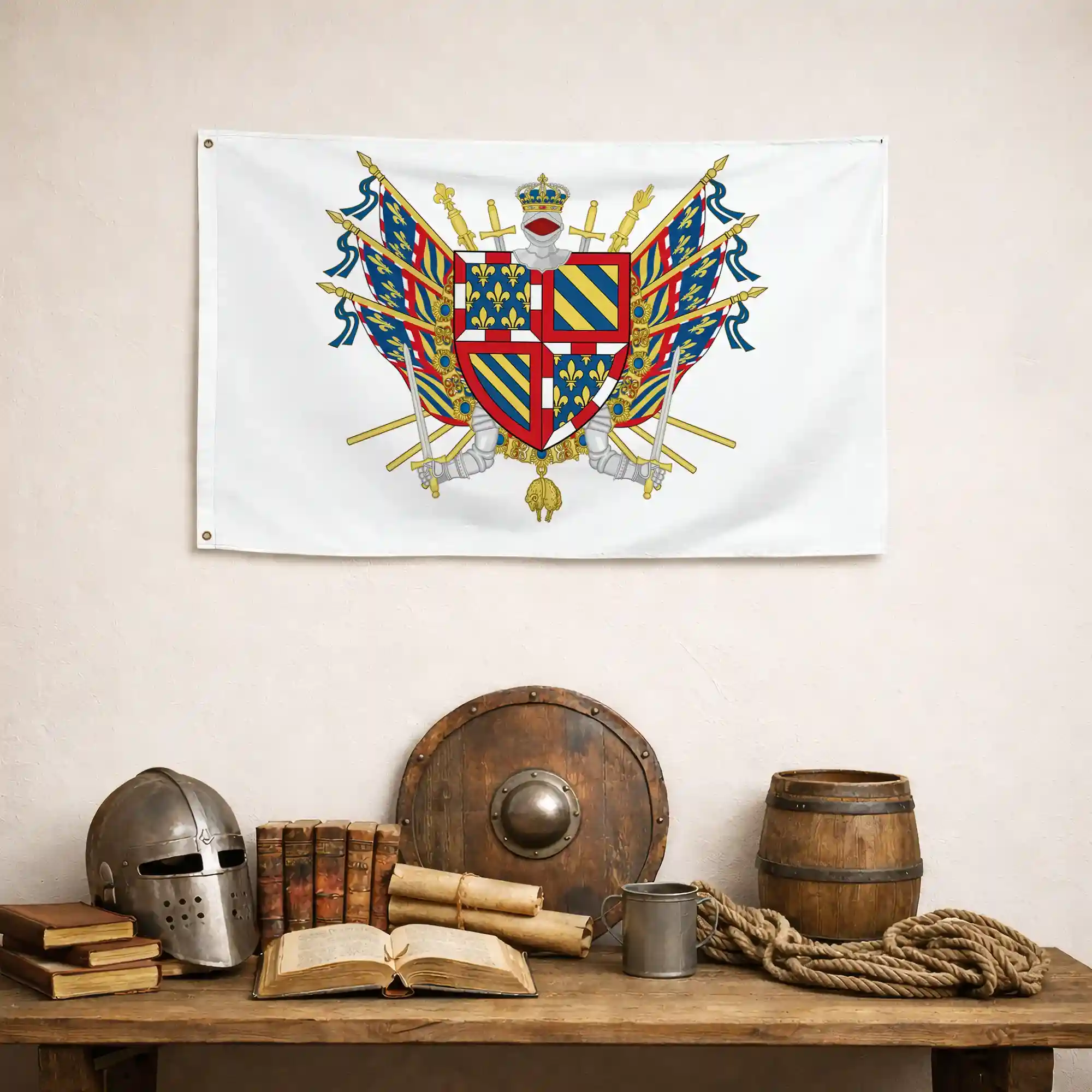 Drapeau - Blason de la Bourgogne - Image 5