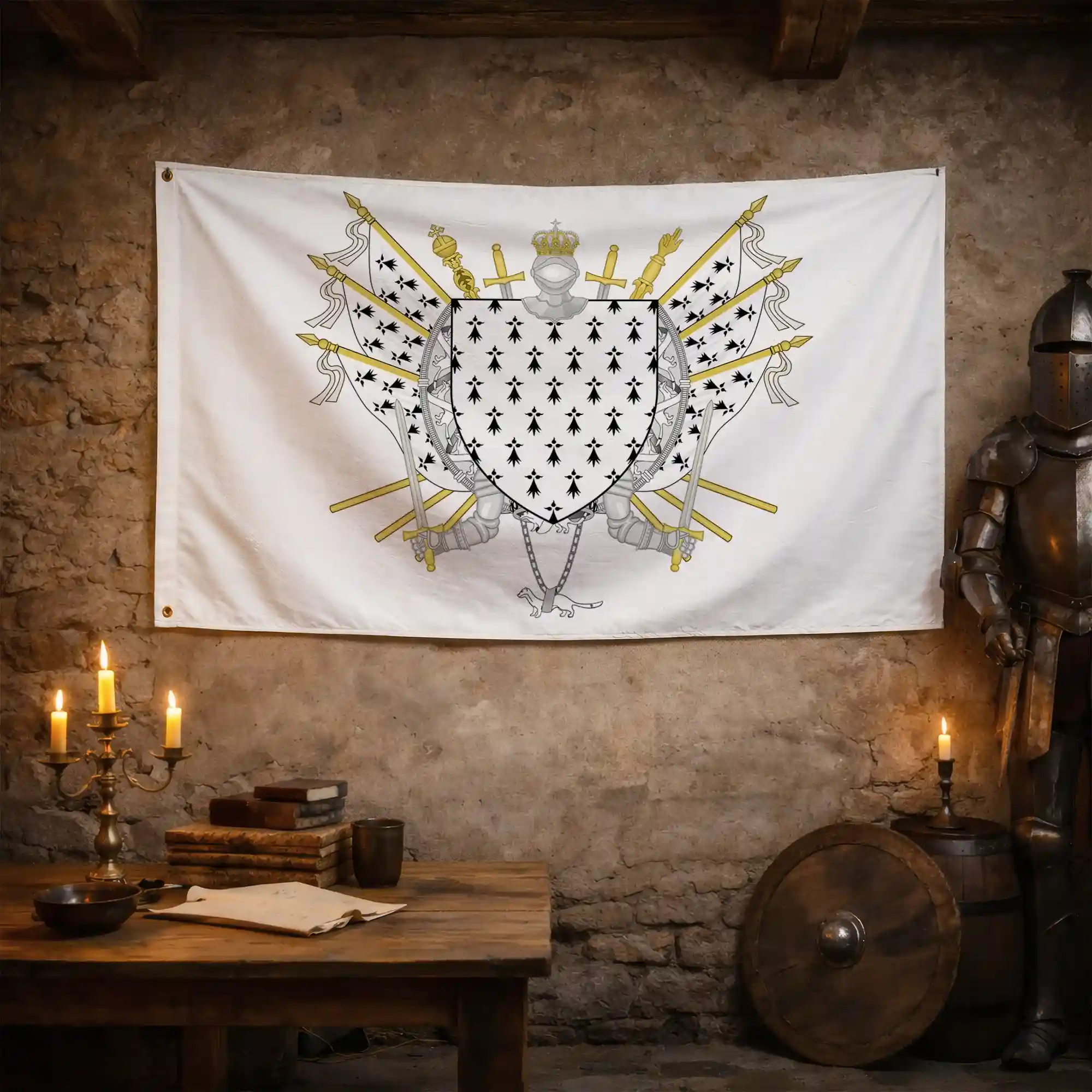 Drapeau - Blason de la Bretagne - Image 3