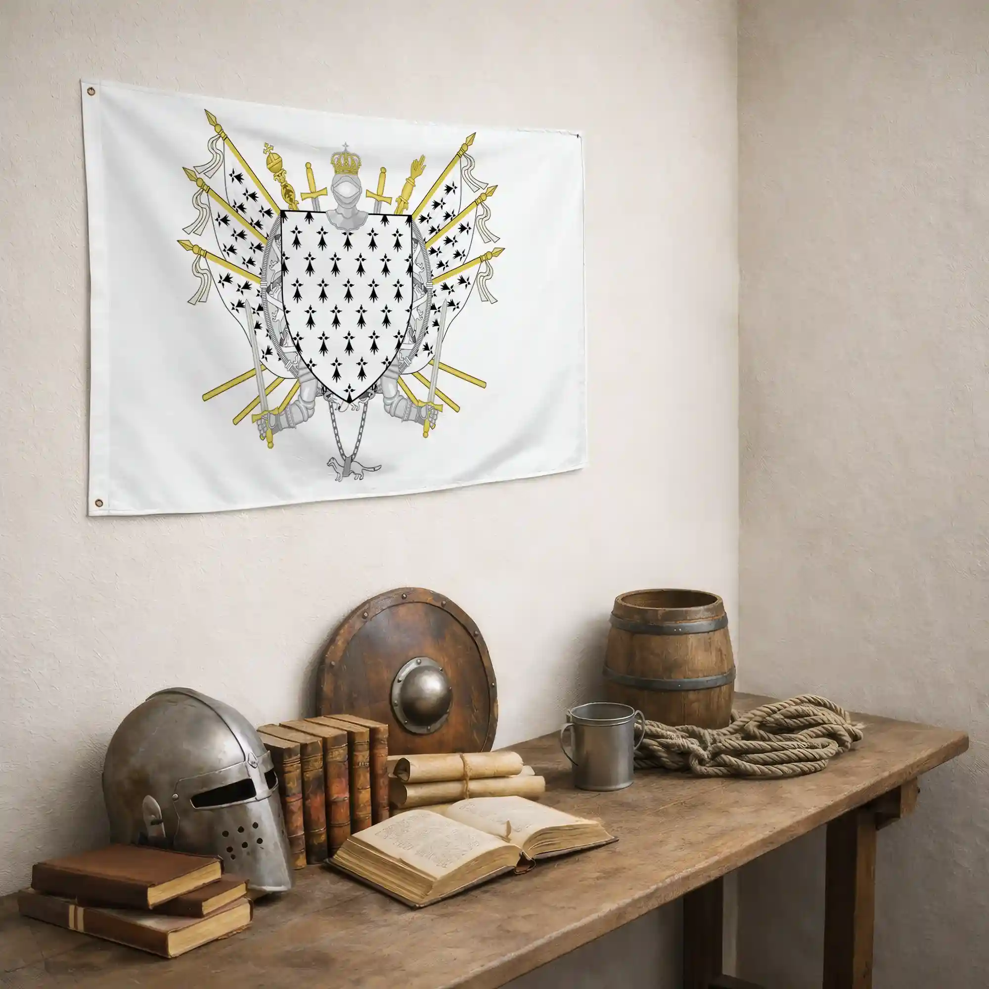 Drapeau - Blason de la Bretagne - Image 6