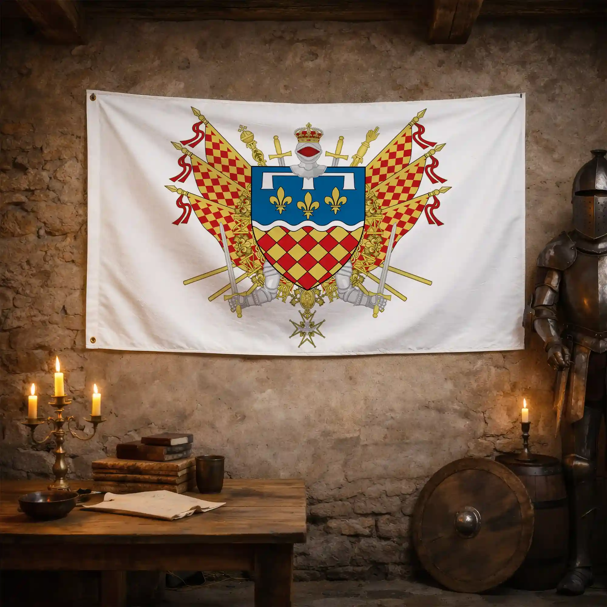 Drapeau - Blason de la Charente (16) - Image 3