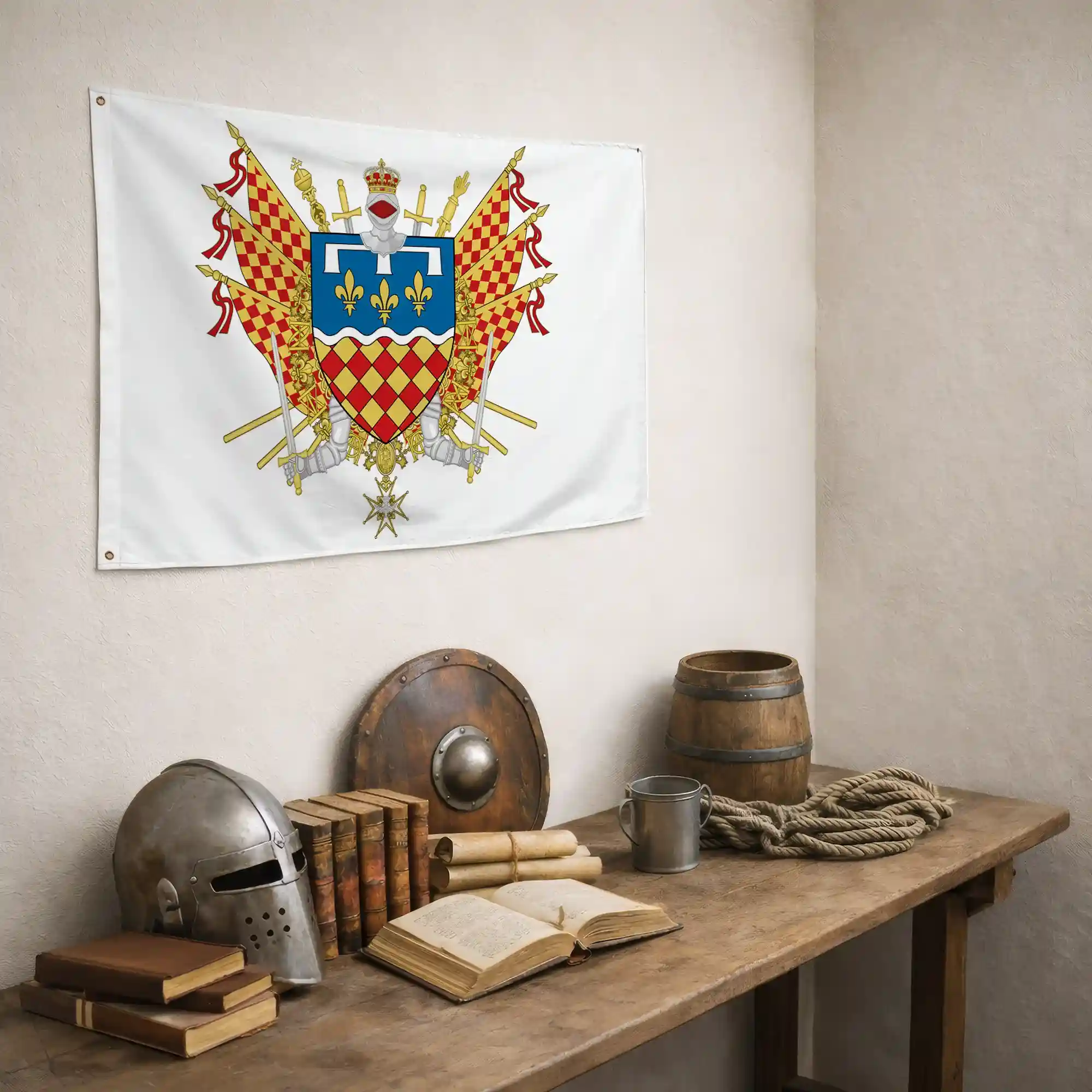 Drapeau - Blason de la Charente (16) - Image 6