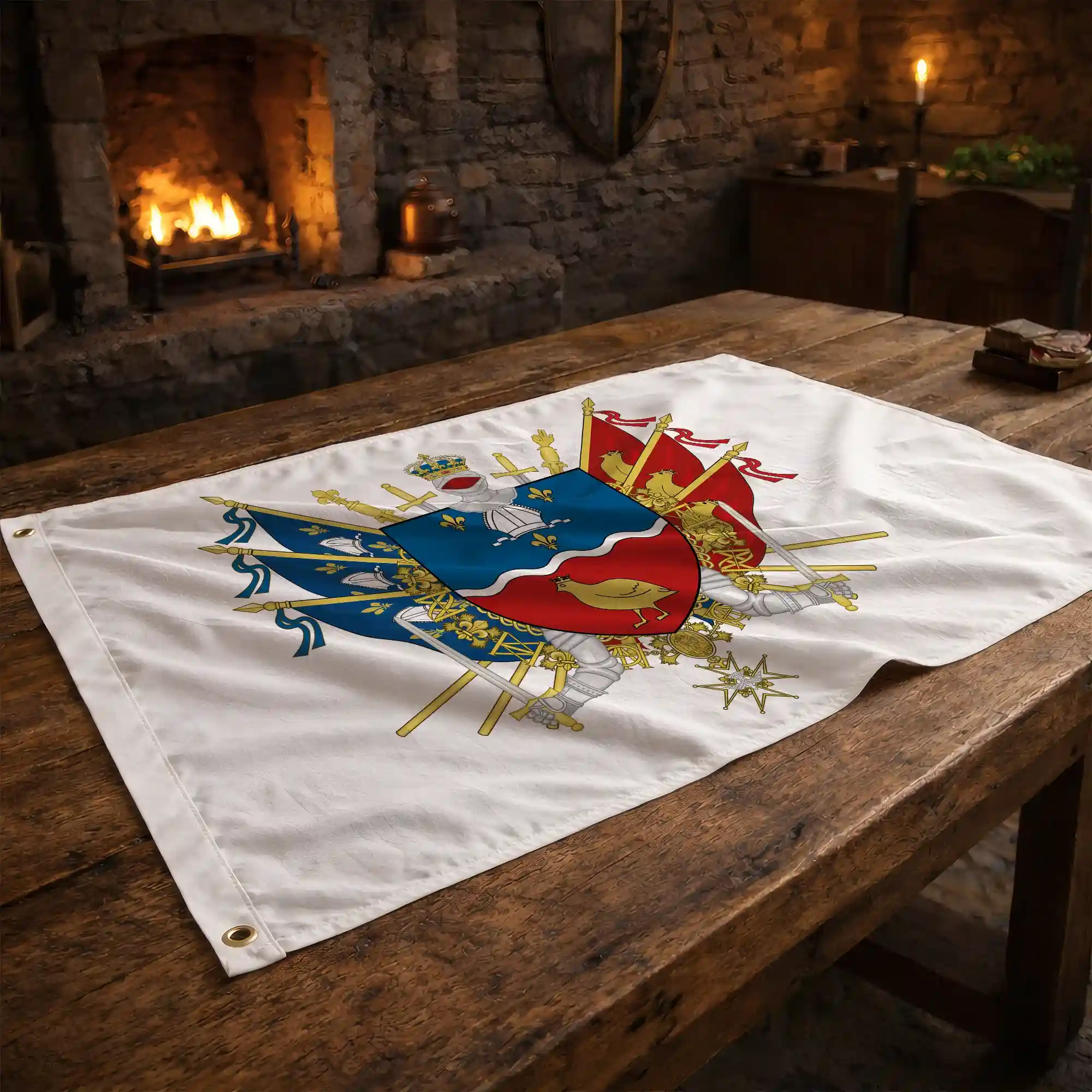 Drapeau - Blason de la Charente-Maritime (17) - Image 2