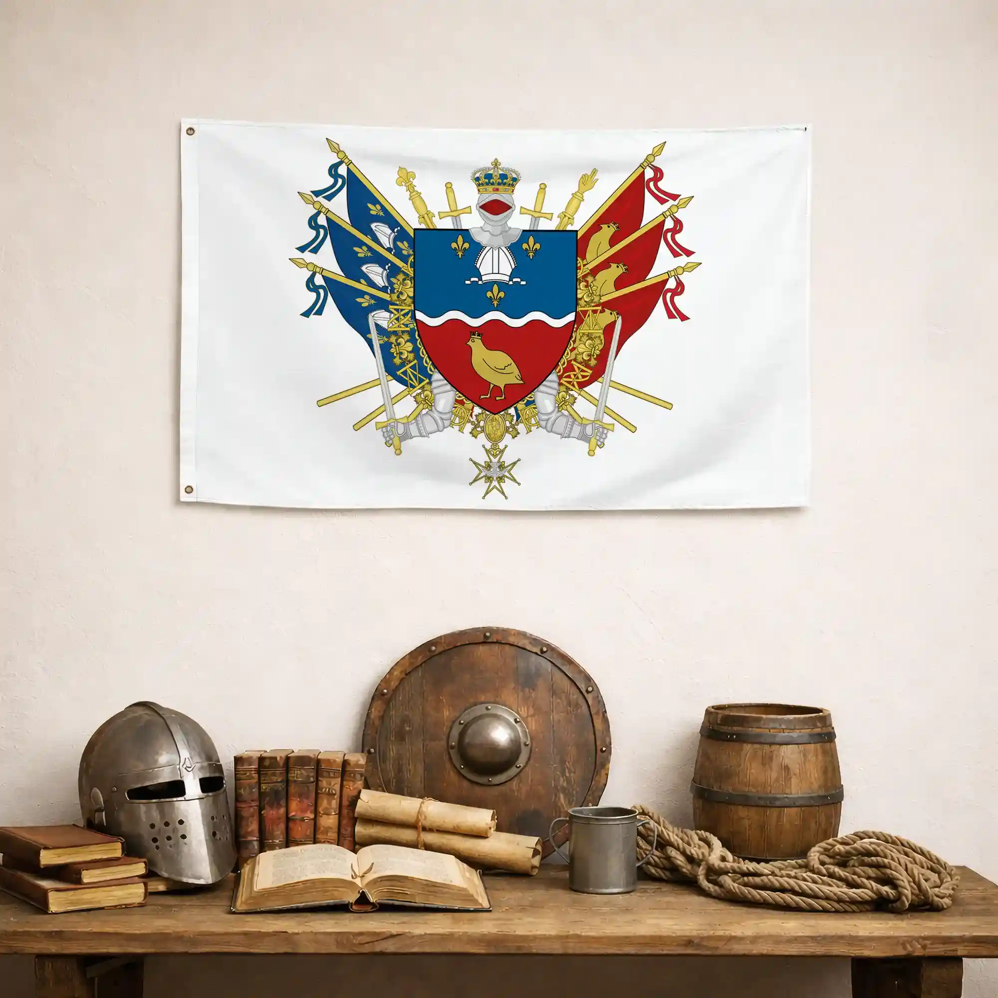 Drapeau - Blason de la Charente-Maritime (17) - Image 5