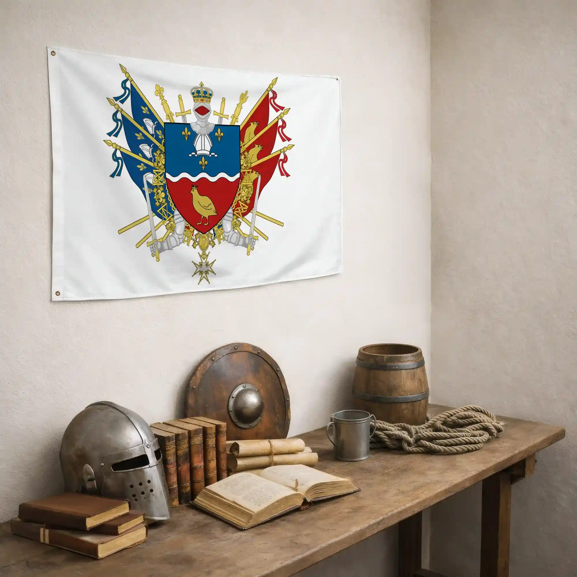 Drapeau - Blason de la Charente-Maritime (17) - Image 6