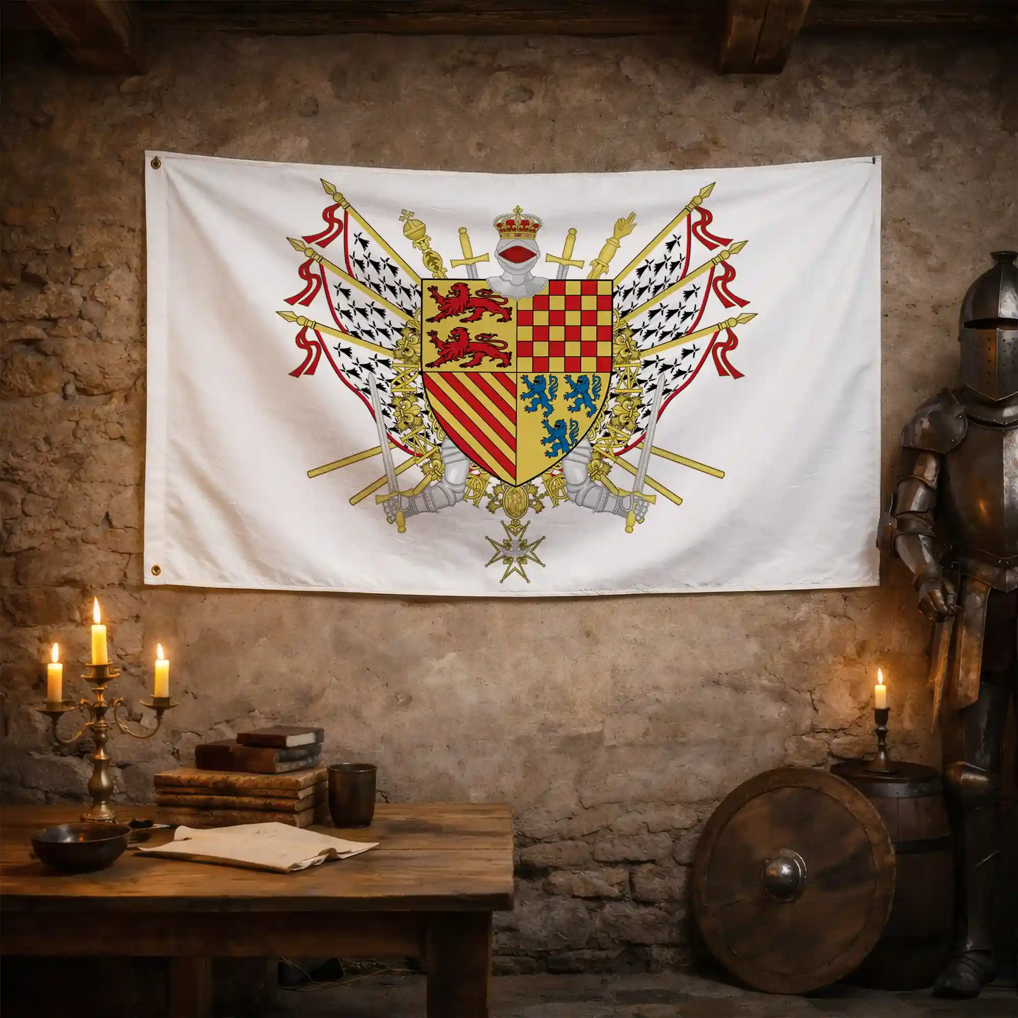 Drapeau - Blason de la Corrèze (19) - Image 3