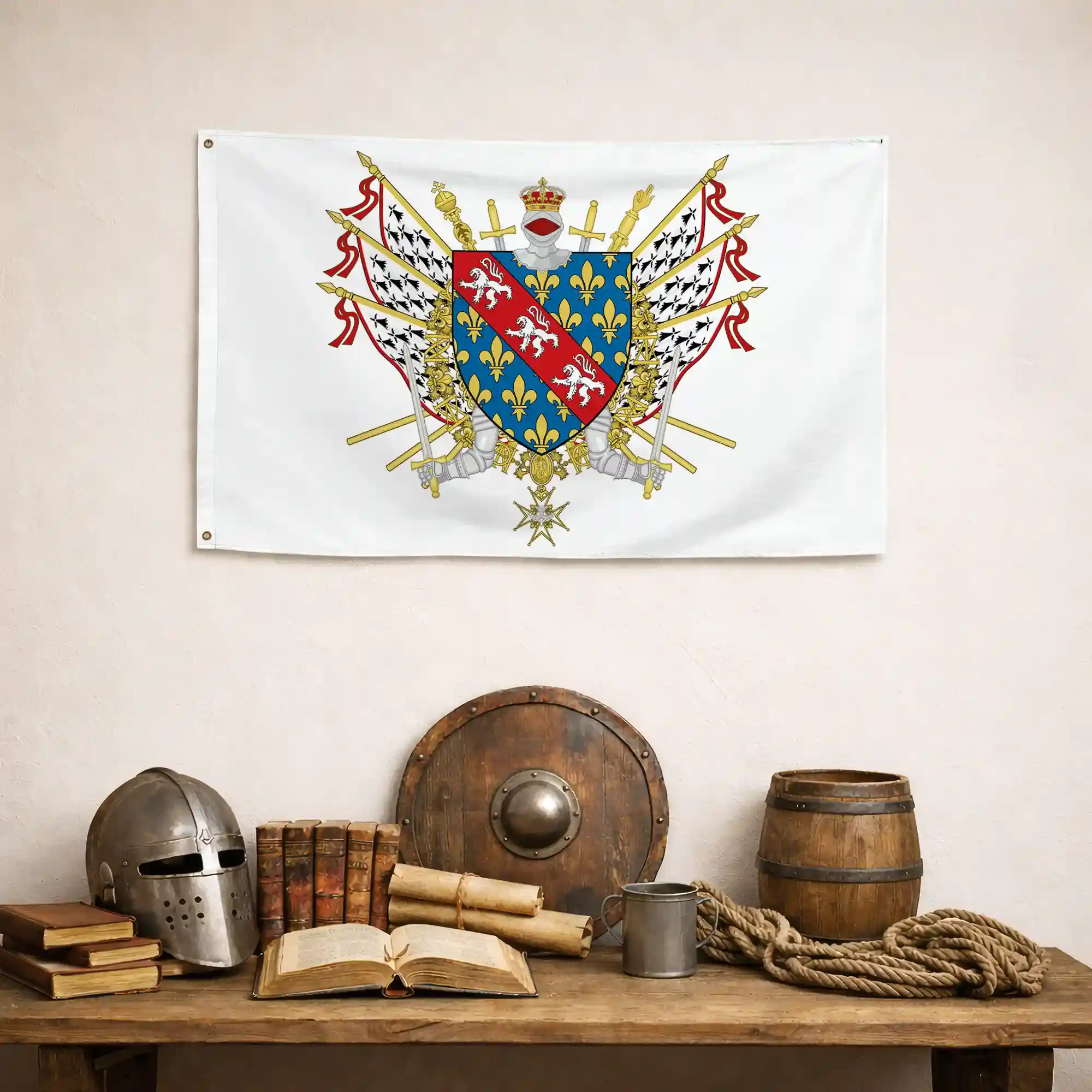 Drapeau - Blason de la Creuse (23) - Image 5