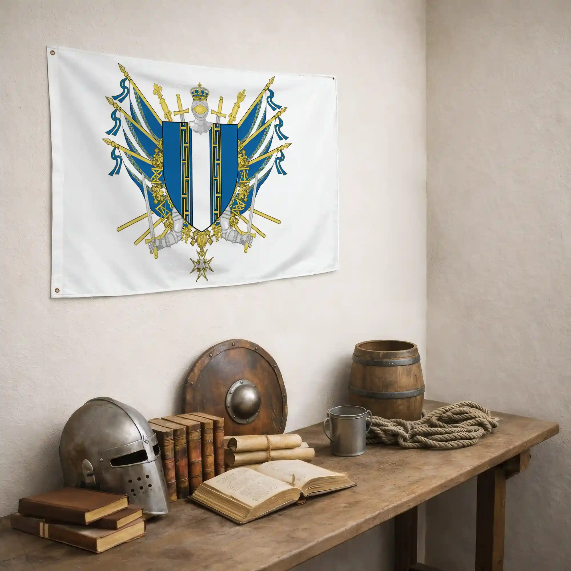 Drapeau - Blason de la Haute-Marne (52) - Image 6