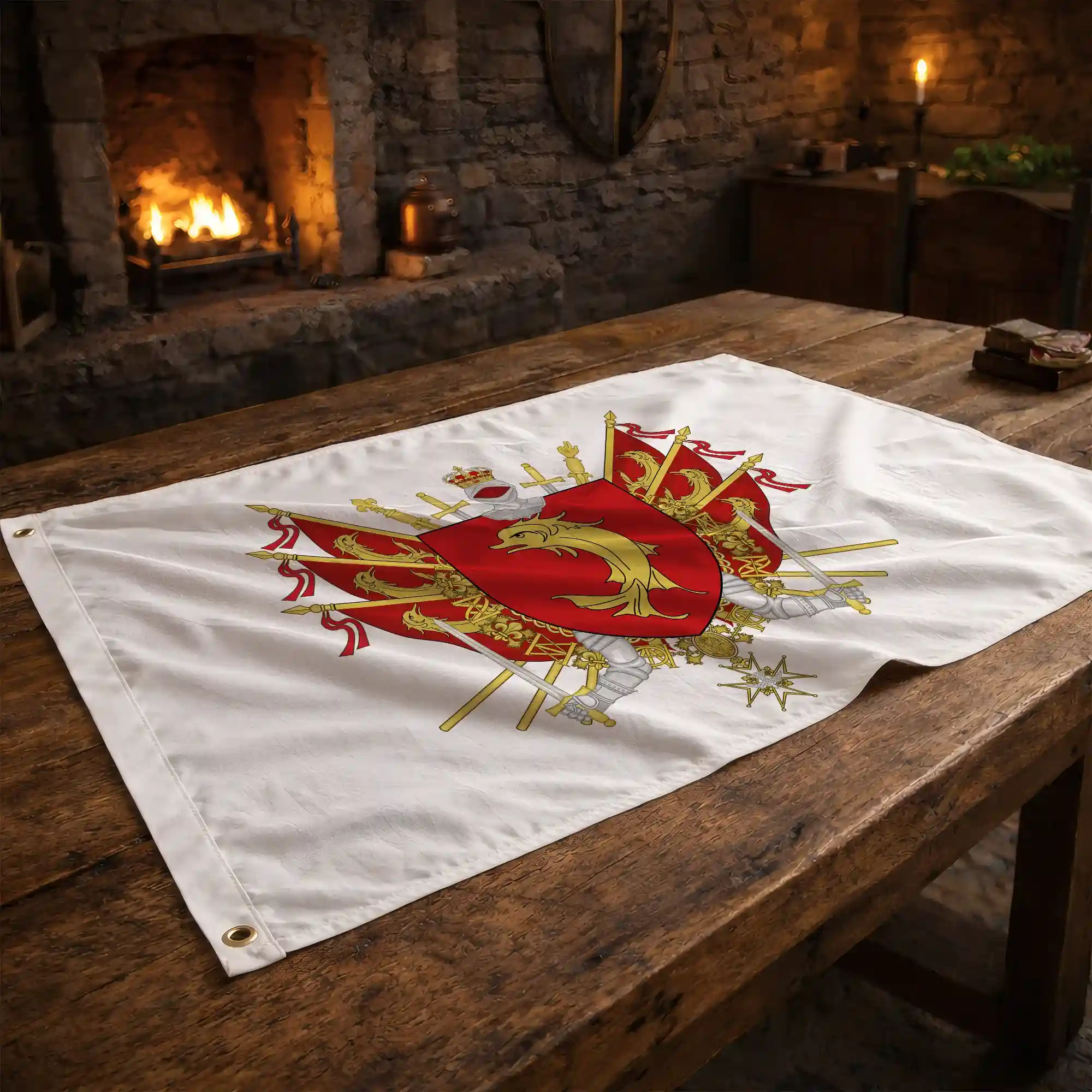 Drapeau - Blason de la Loire (42) - Image 2