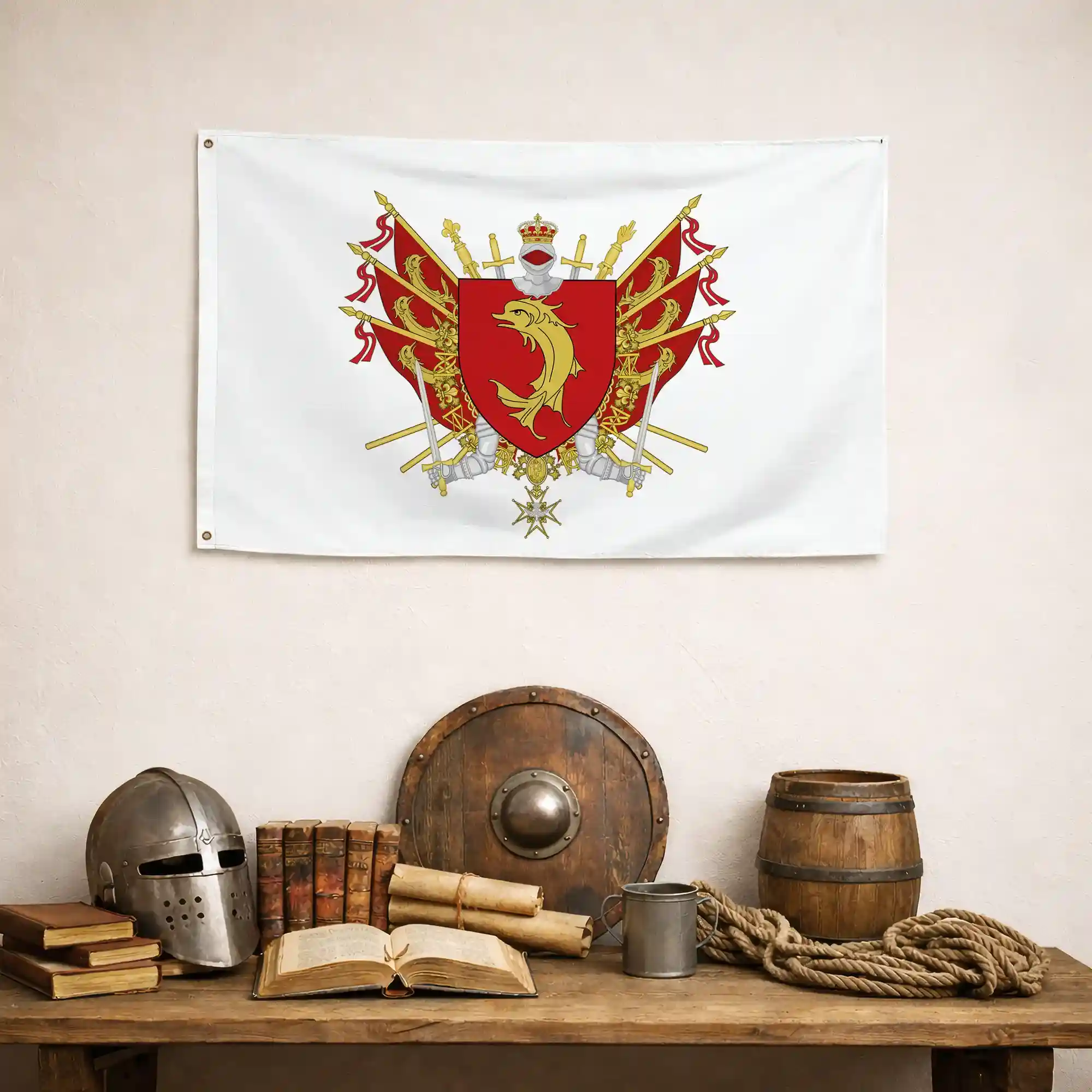 Drapeau - Blason de la Loire (42) - Image 4