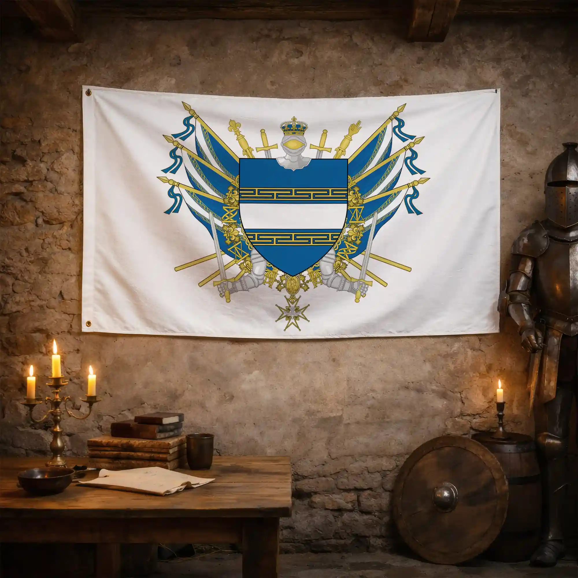 Drapeau - Blason de la Marne (51) - Image 3