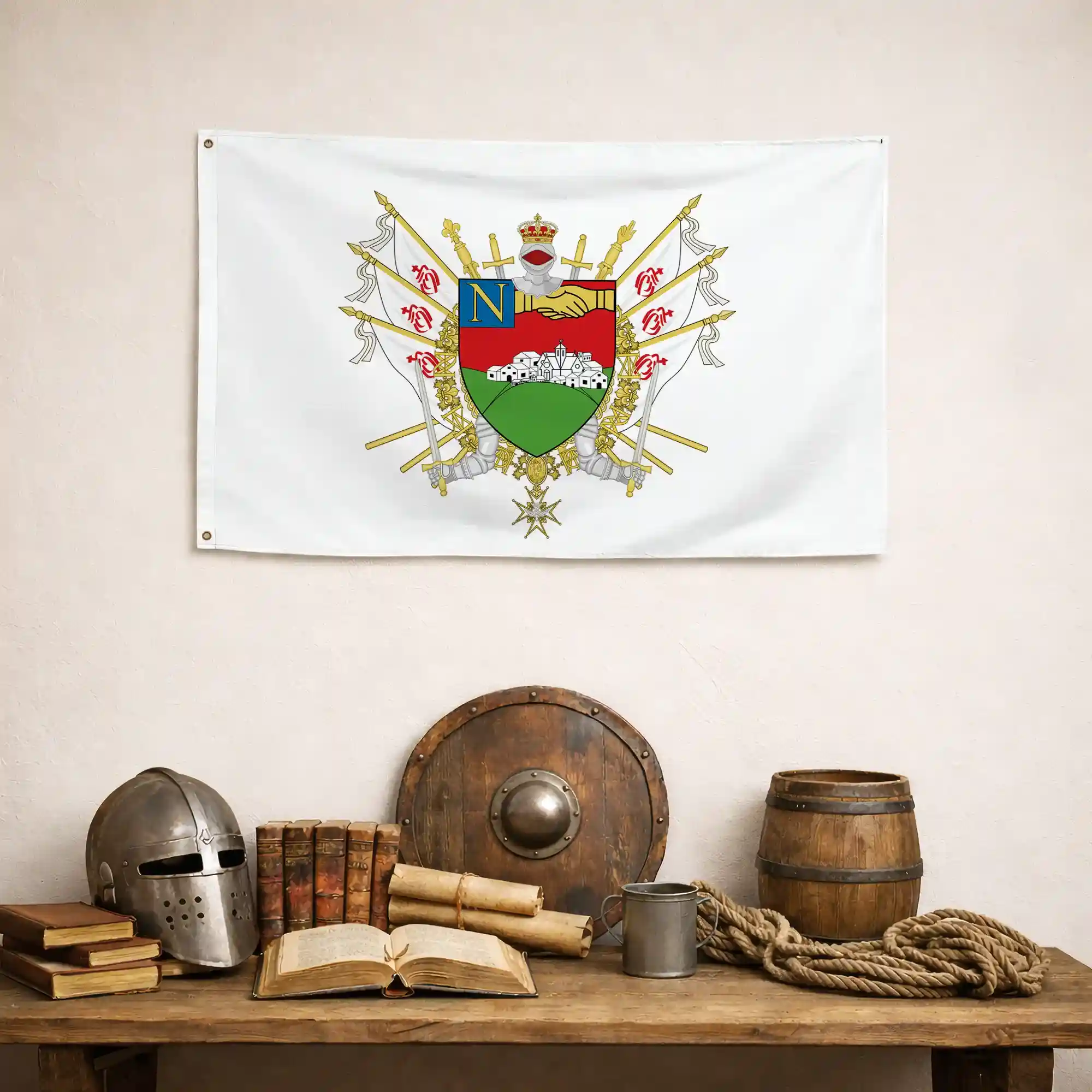 Drapeau - Blason de La-Roche-sur-Yon - Image 4