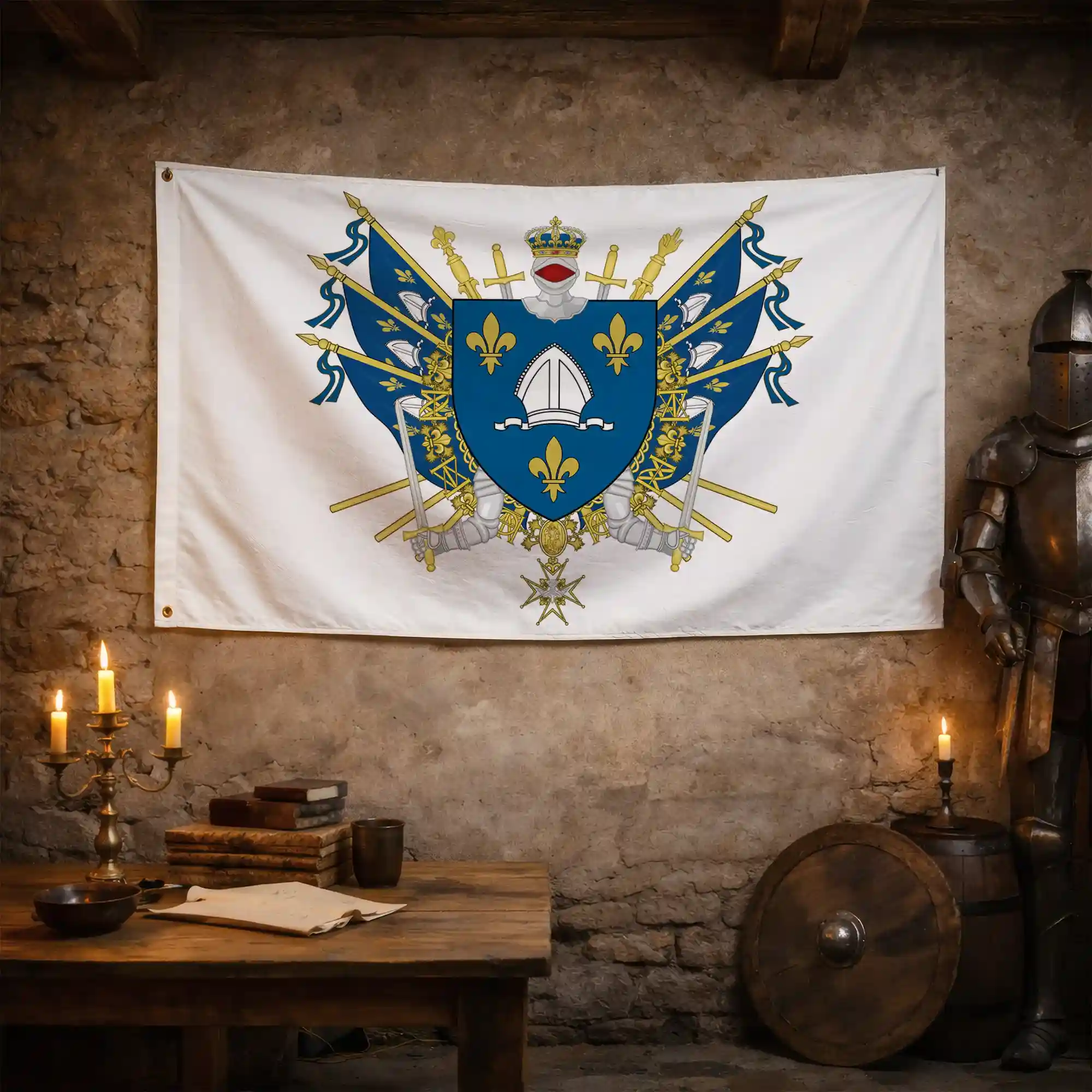 Drapeau - Blason de la Saintonge - Image 3