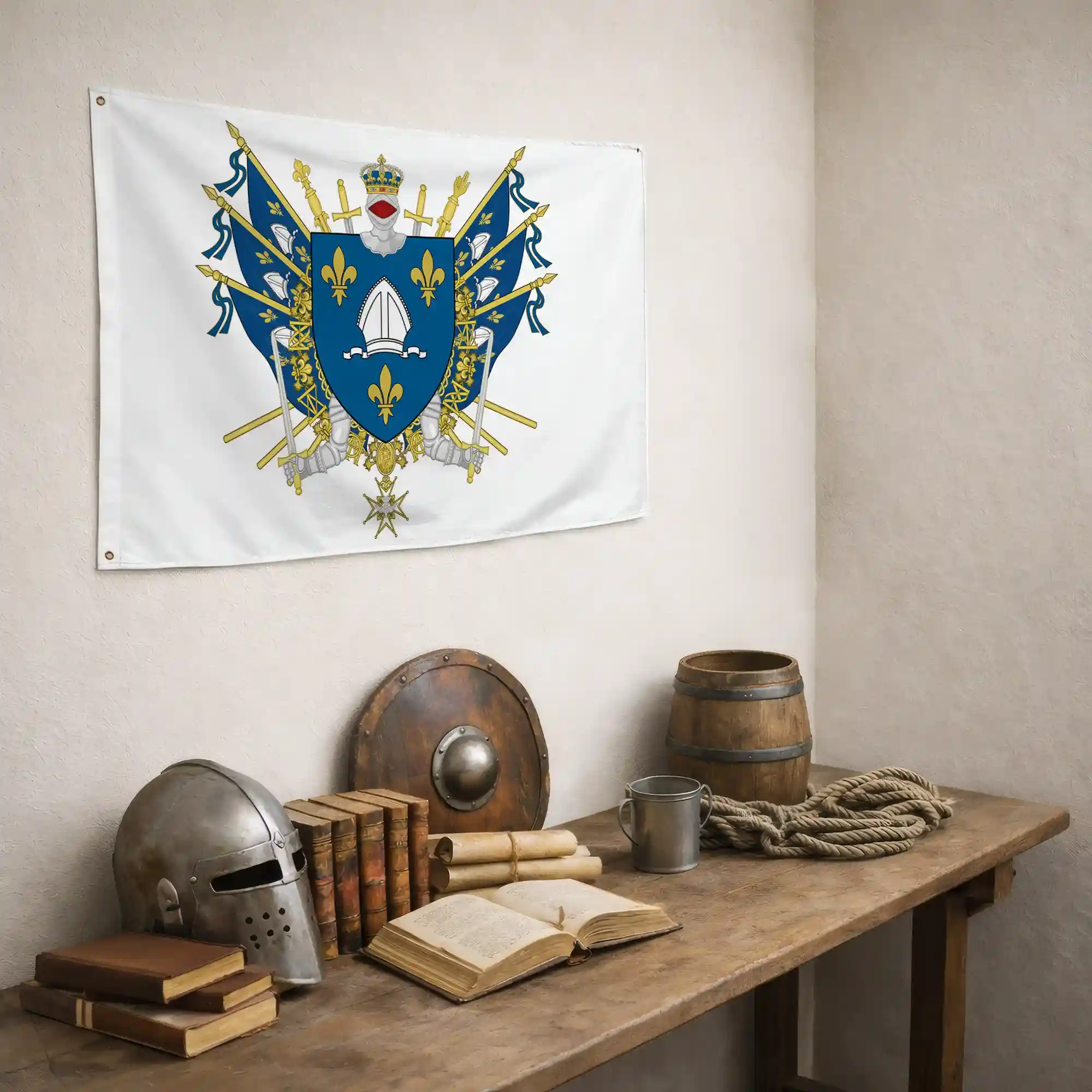 Drapeau - Blason de la Saintonge - Image 6