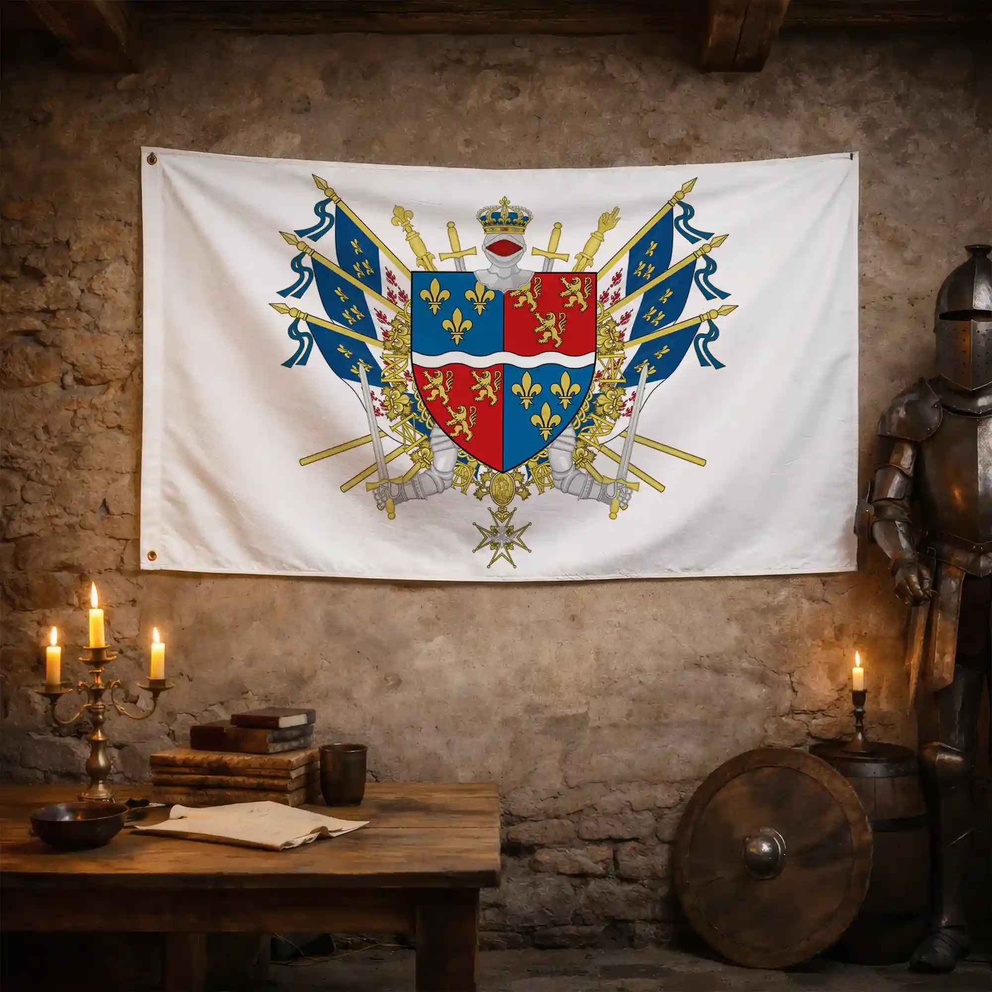 Drapeau - Blason de la Somme (80) - Image 3