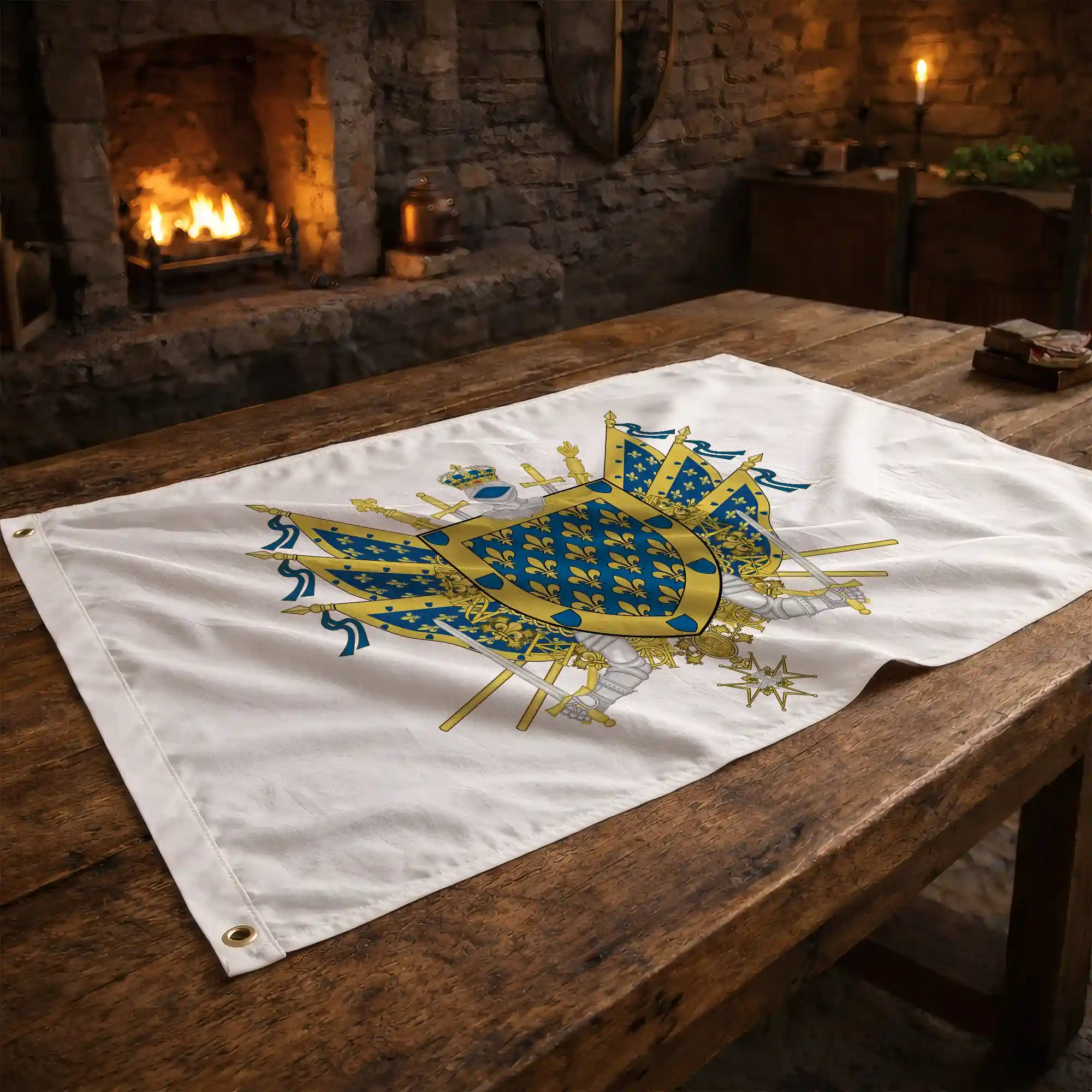 Drapeau - Blason de l'Ardèche (07) - Image 2