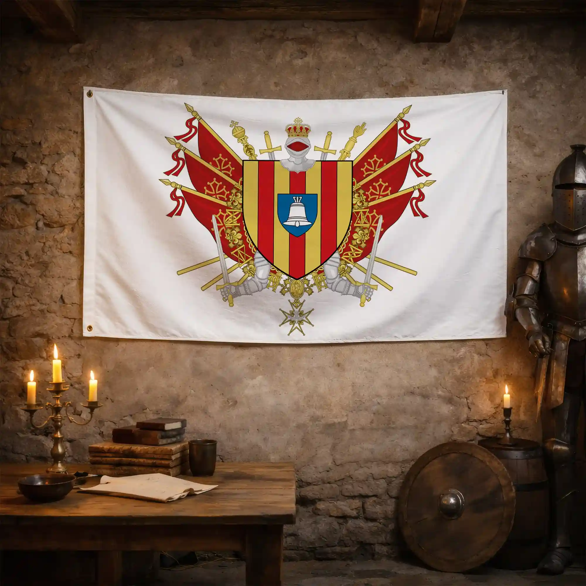 Drapeau - Blason de l'Ariège (09) - Image 3