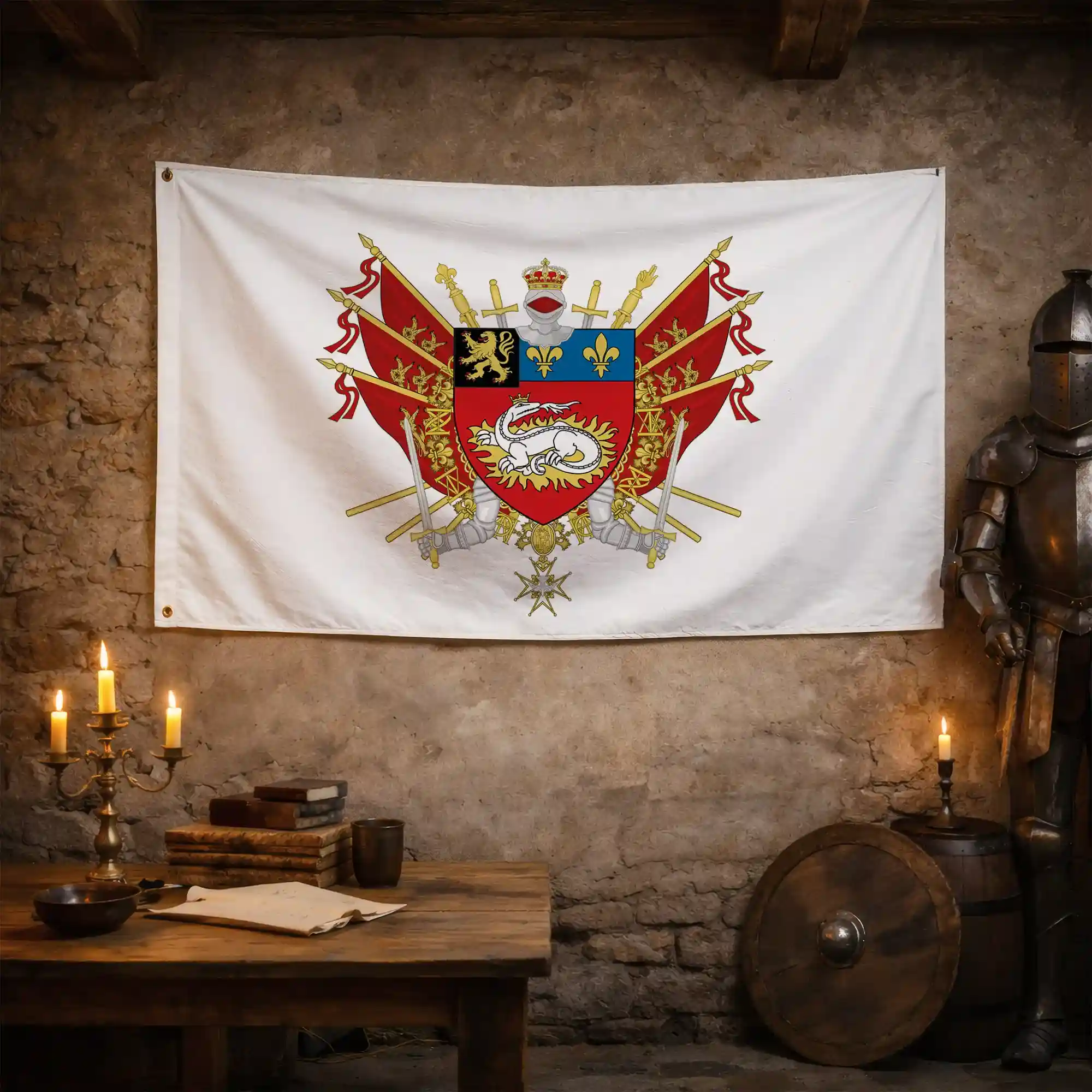 Drapeau - Blason de Le Havre - Image 3