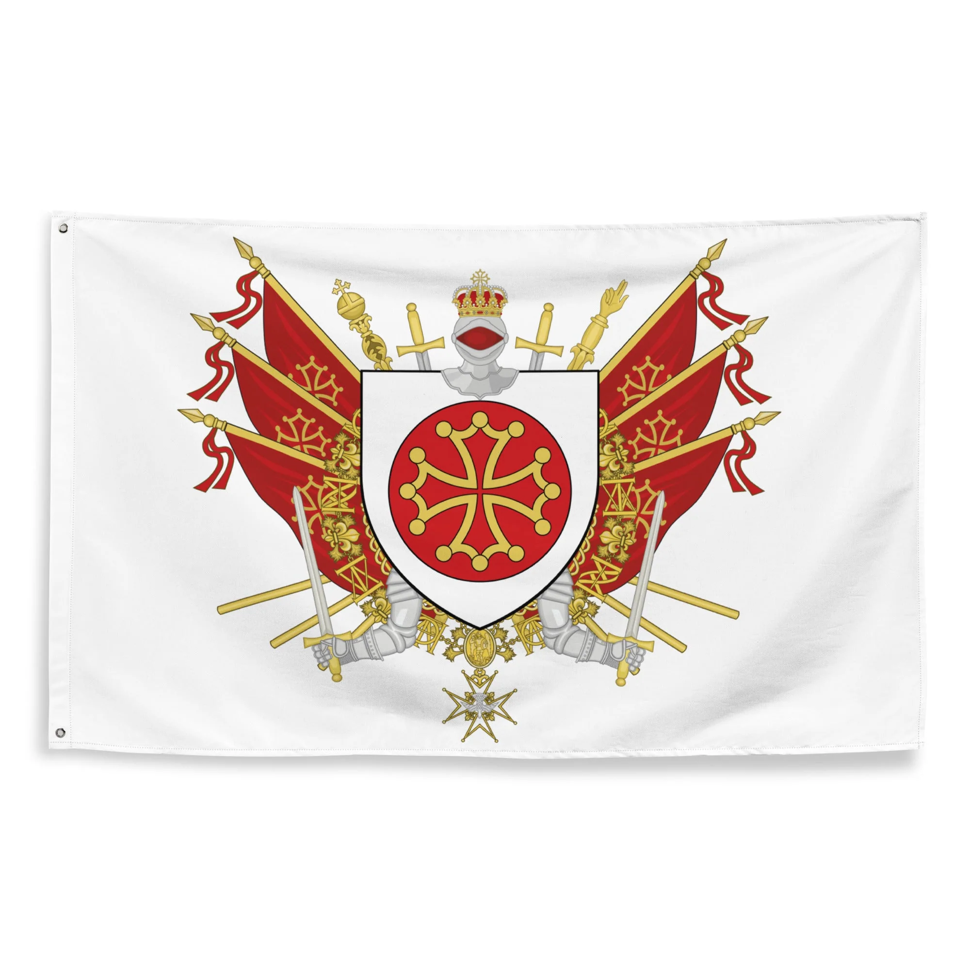 Drapeau - Blason de l'Hérault (34)
