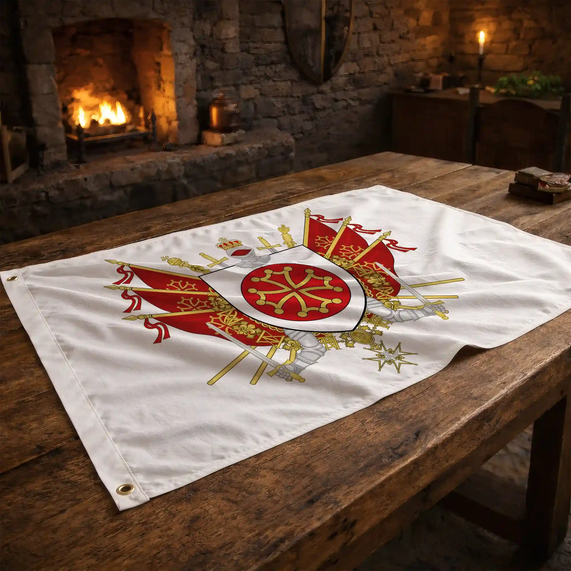 Drapeau - Blason de l'Hérault (34) - Image 2