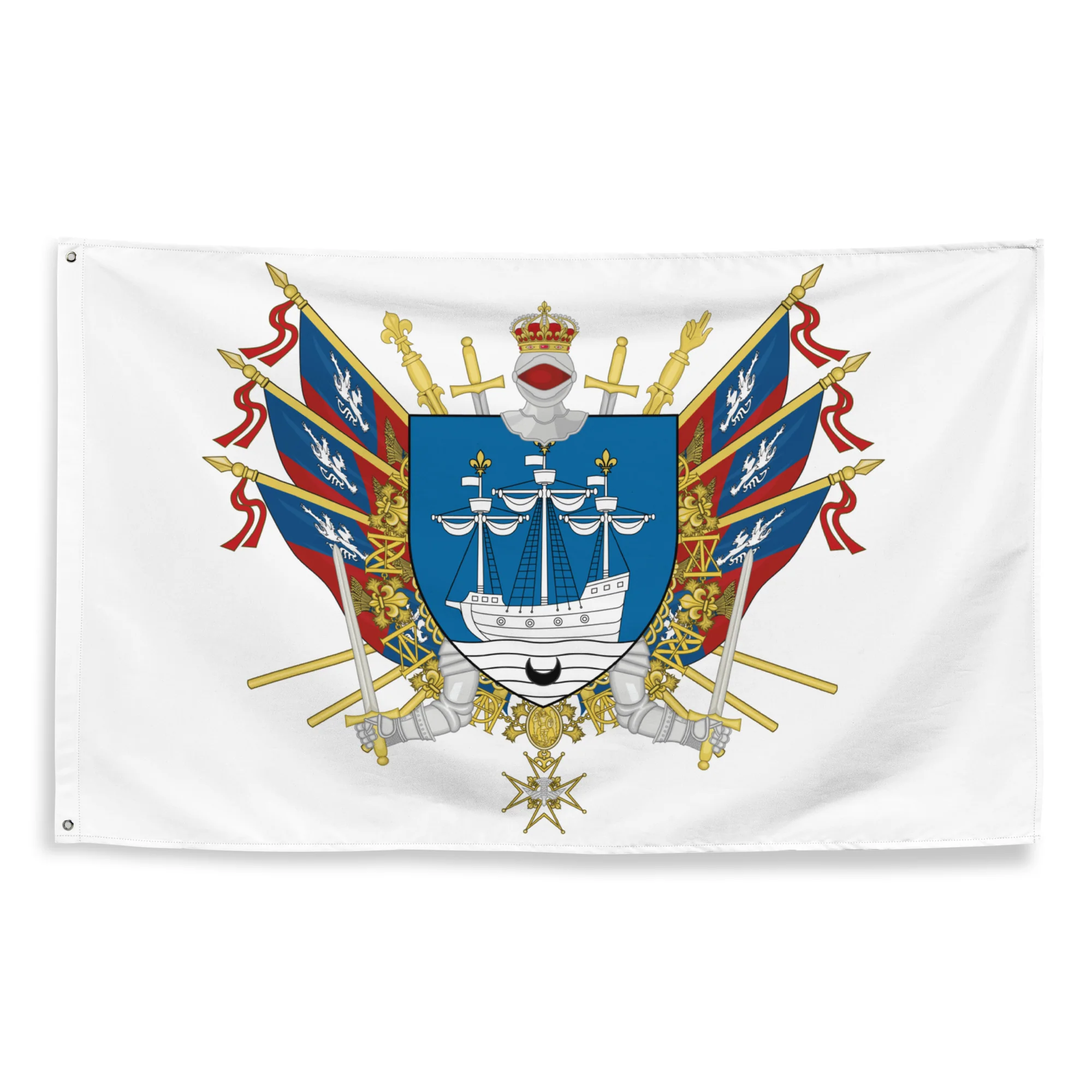 Drapeau - Blason de Libourne