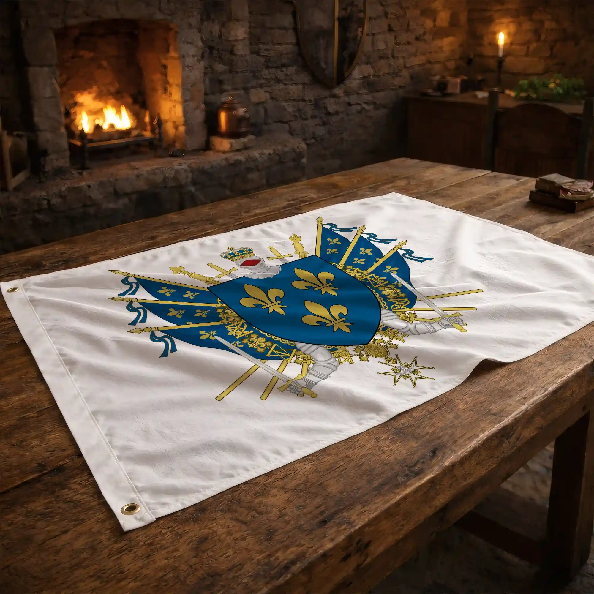 Drapeau - Blason de l'Île-de-France - Image 2