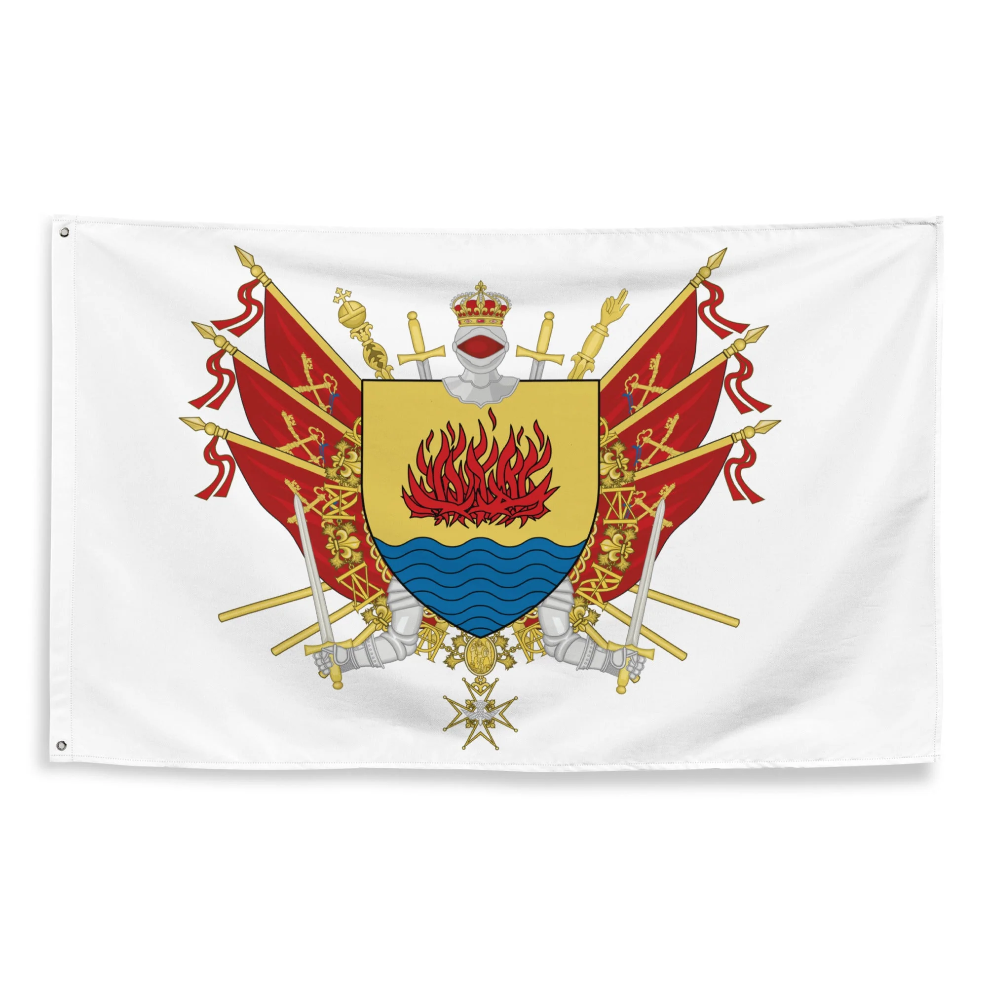 Drapeau - Blason de l'Isle-sur-la-Sorgue