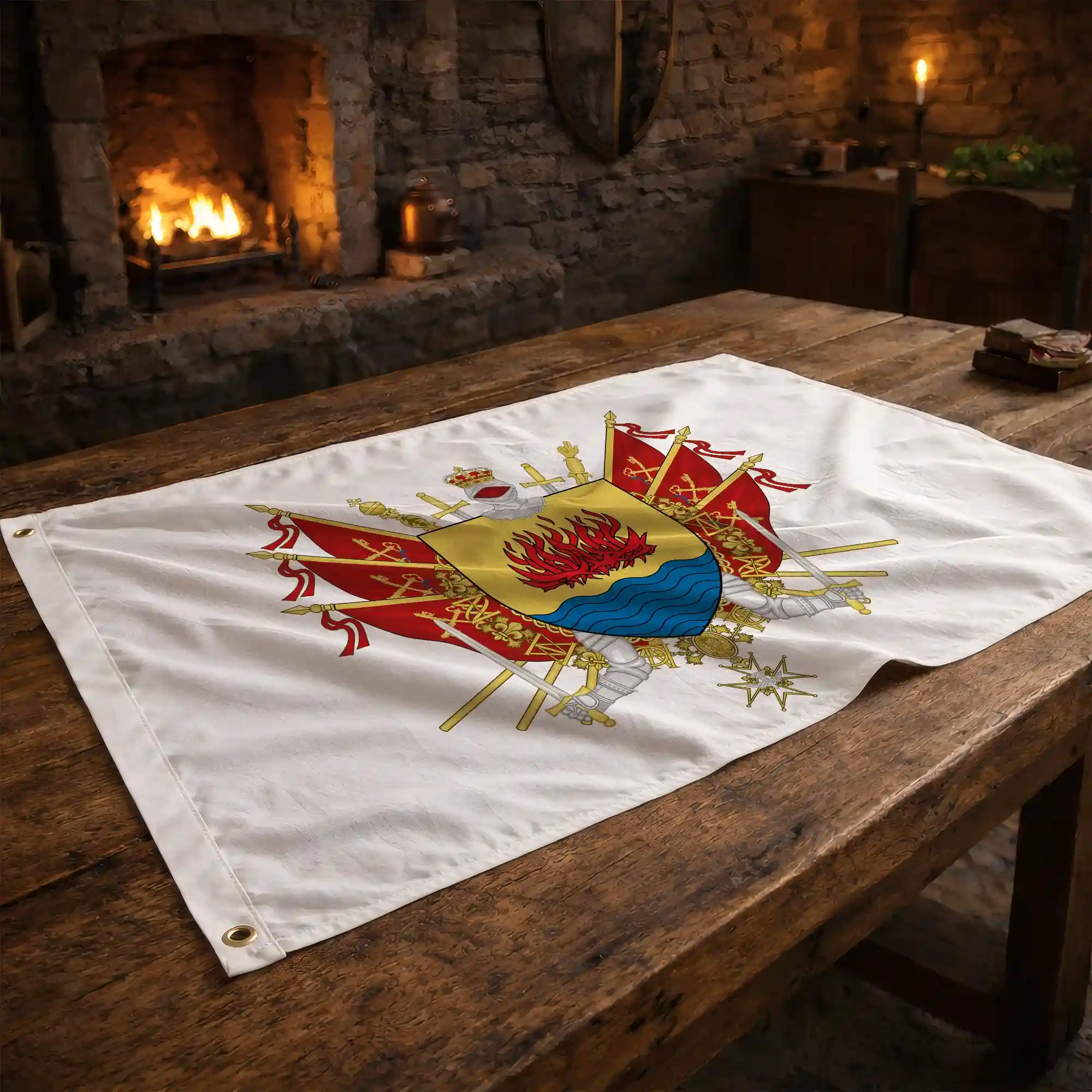 Drapeau - Blason de l'Isle-sur-la-Sorgue - Image 2