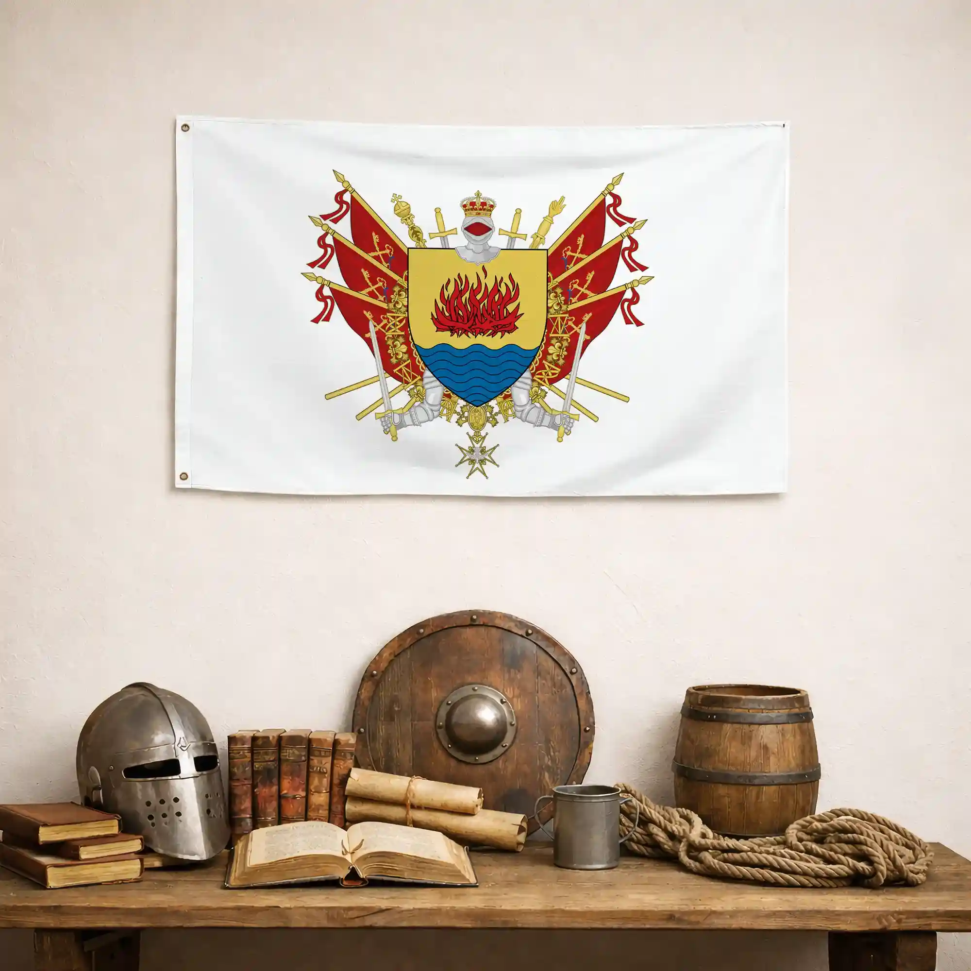 Drapeau - Blason de l'Isle-sur-la-Sorgue - Image 4