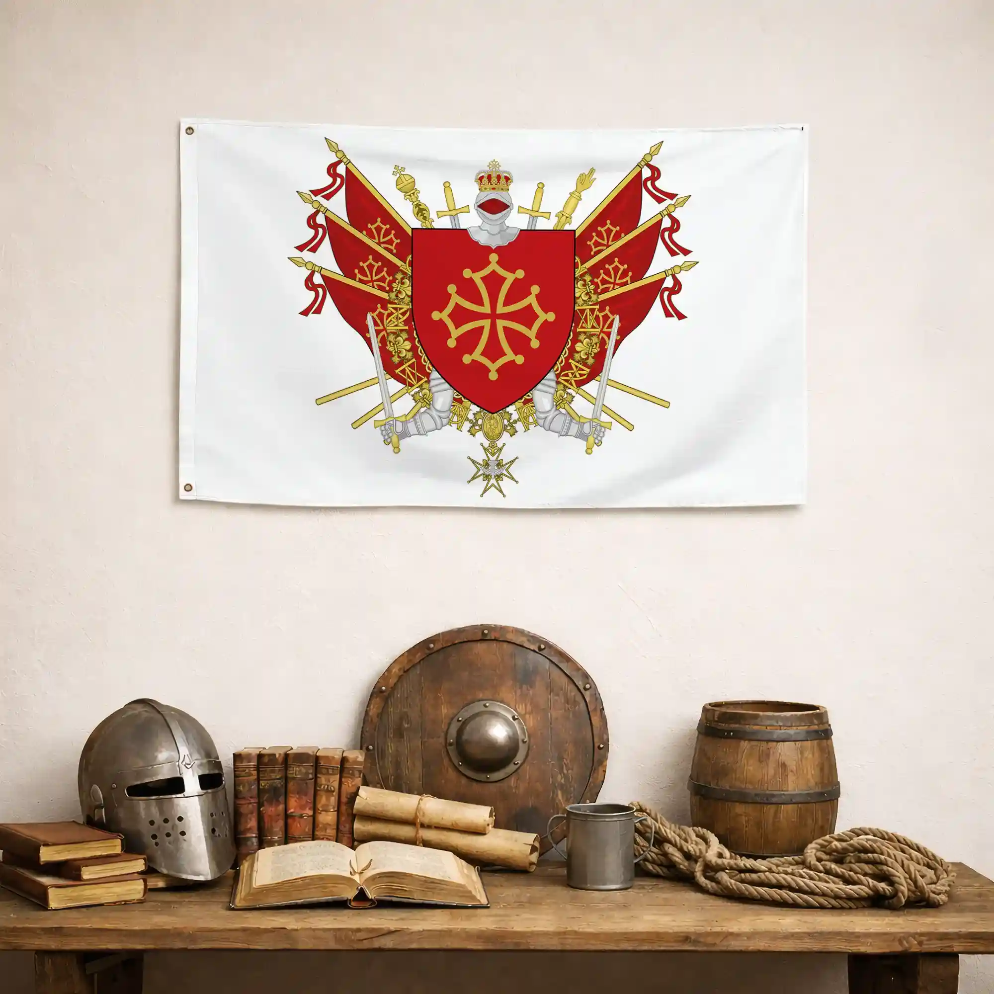 Drapeau - Blason de l'Occitanie - Image 5