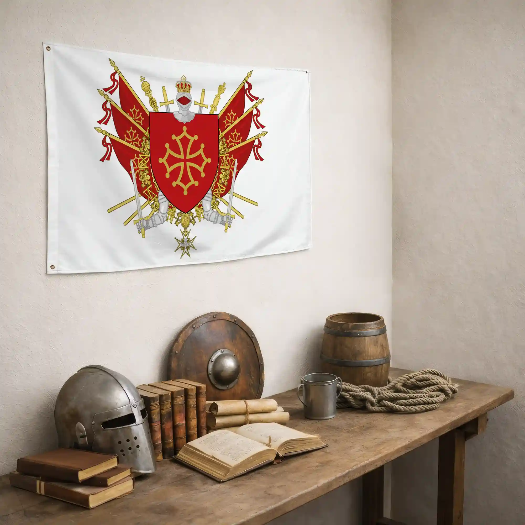 Drapeau - Blason de l'Occitanie - Image 6