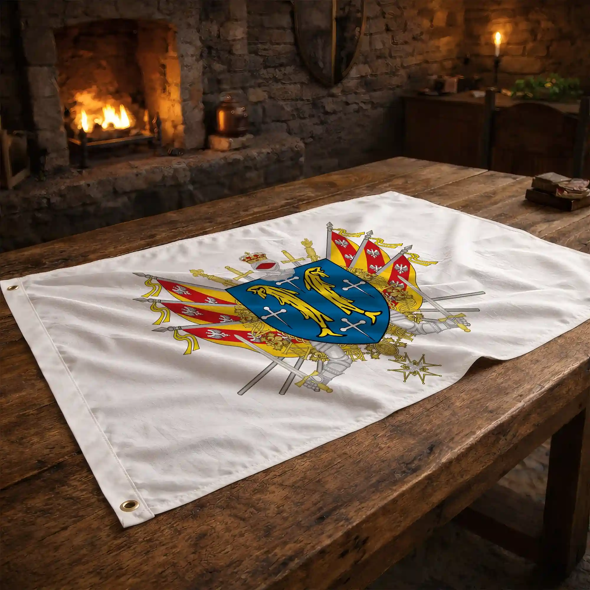 Drapeau - Blason de Longwy - Image 2
