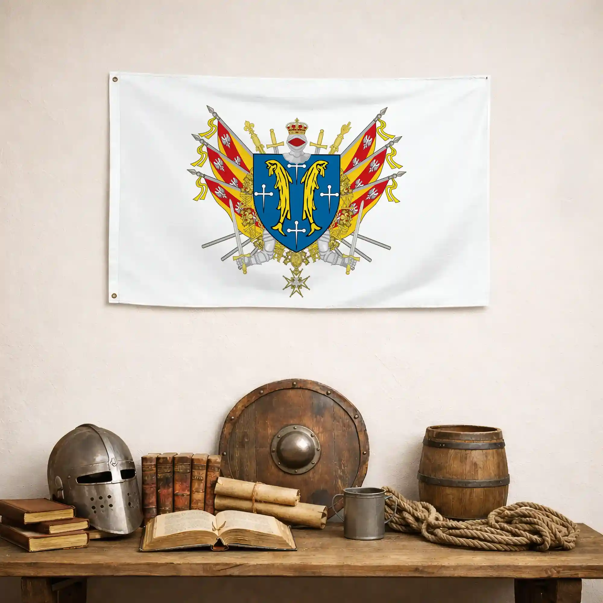 Drapeau - Blason de Longwy - Image 4