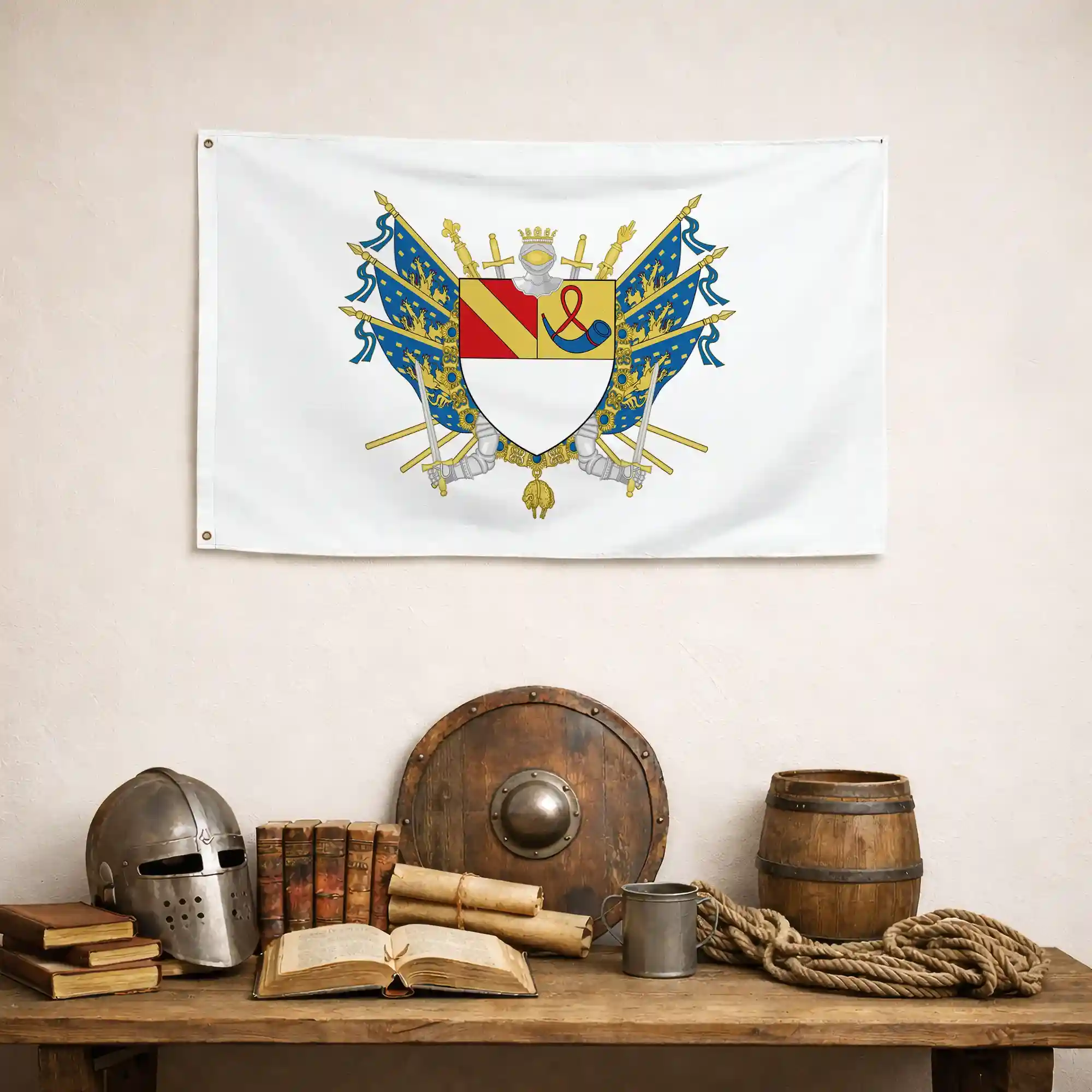 Drapeau - Blason de Lons-le-Saunier - Image 4