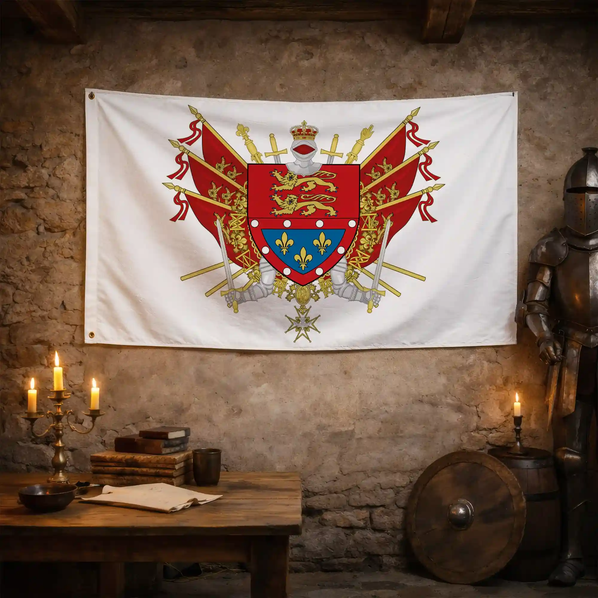Drapeau - Blason de l'Orne (61) - Image 3