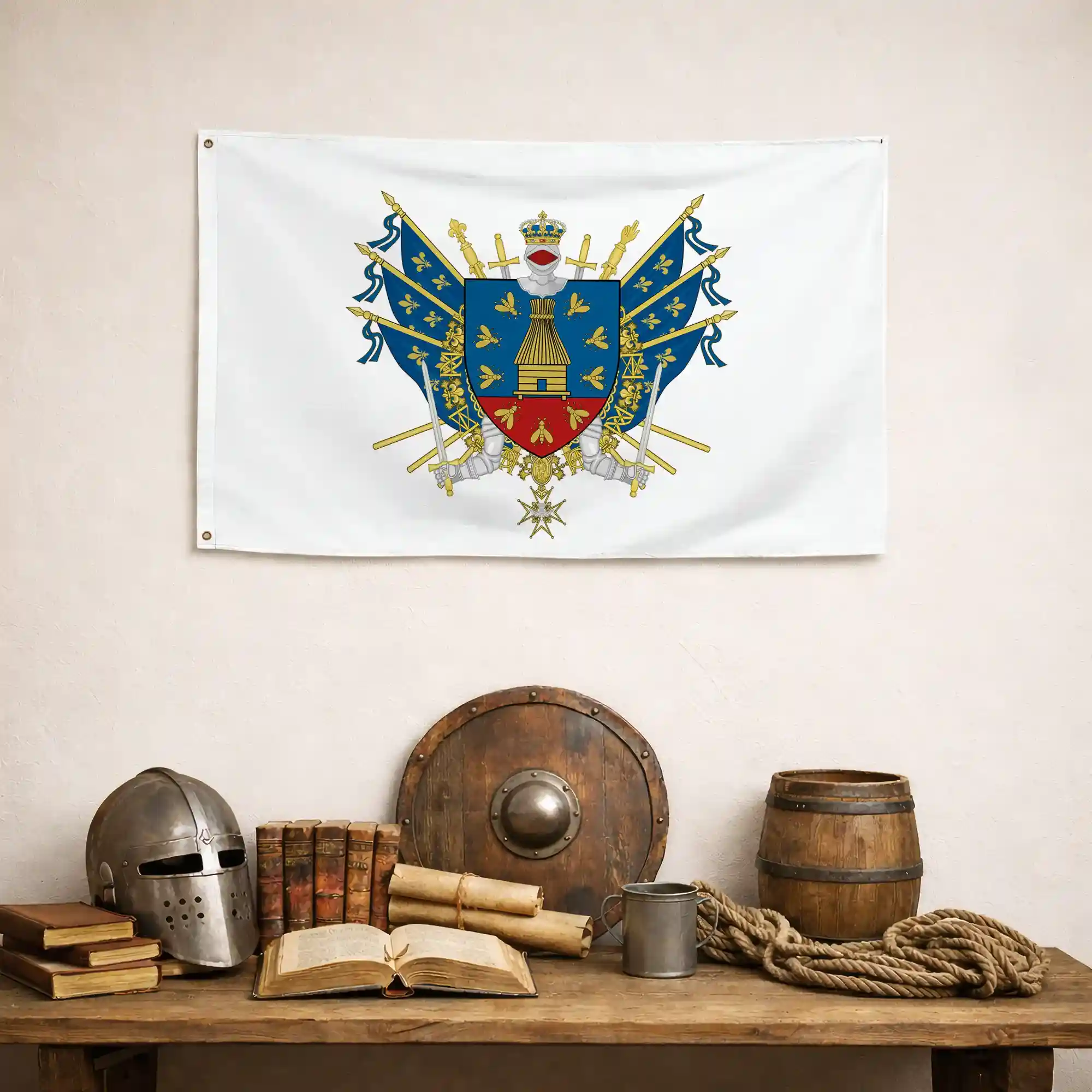 Drapeau - Blason de Maisons-Alfort - Image 4
